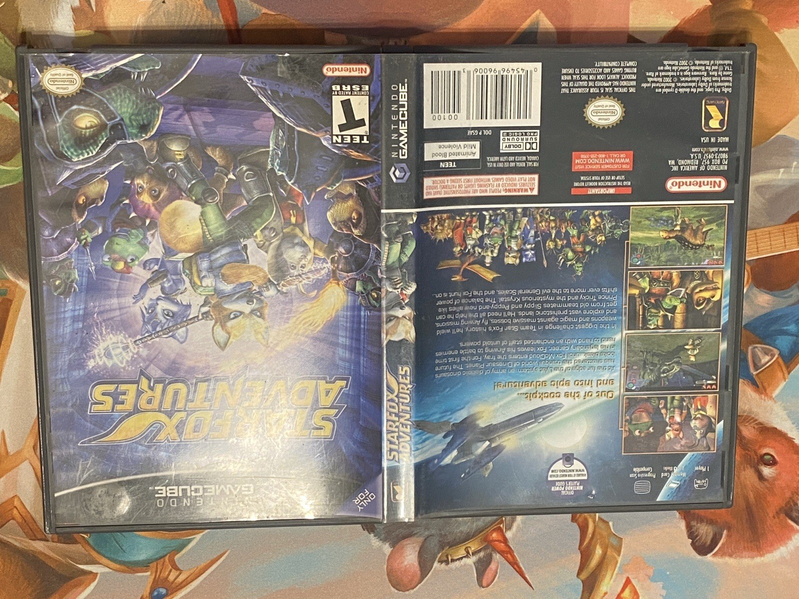 Star Fox Adventures Nintendo GameCube Complete, Case, Game, Manual, Tested