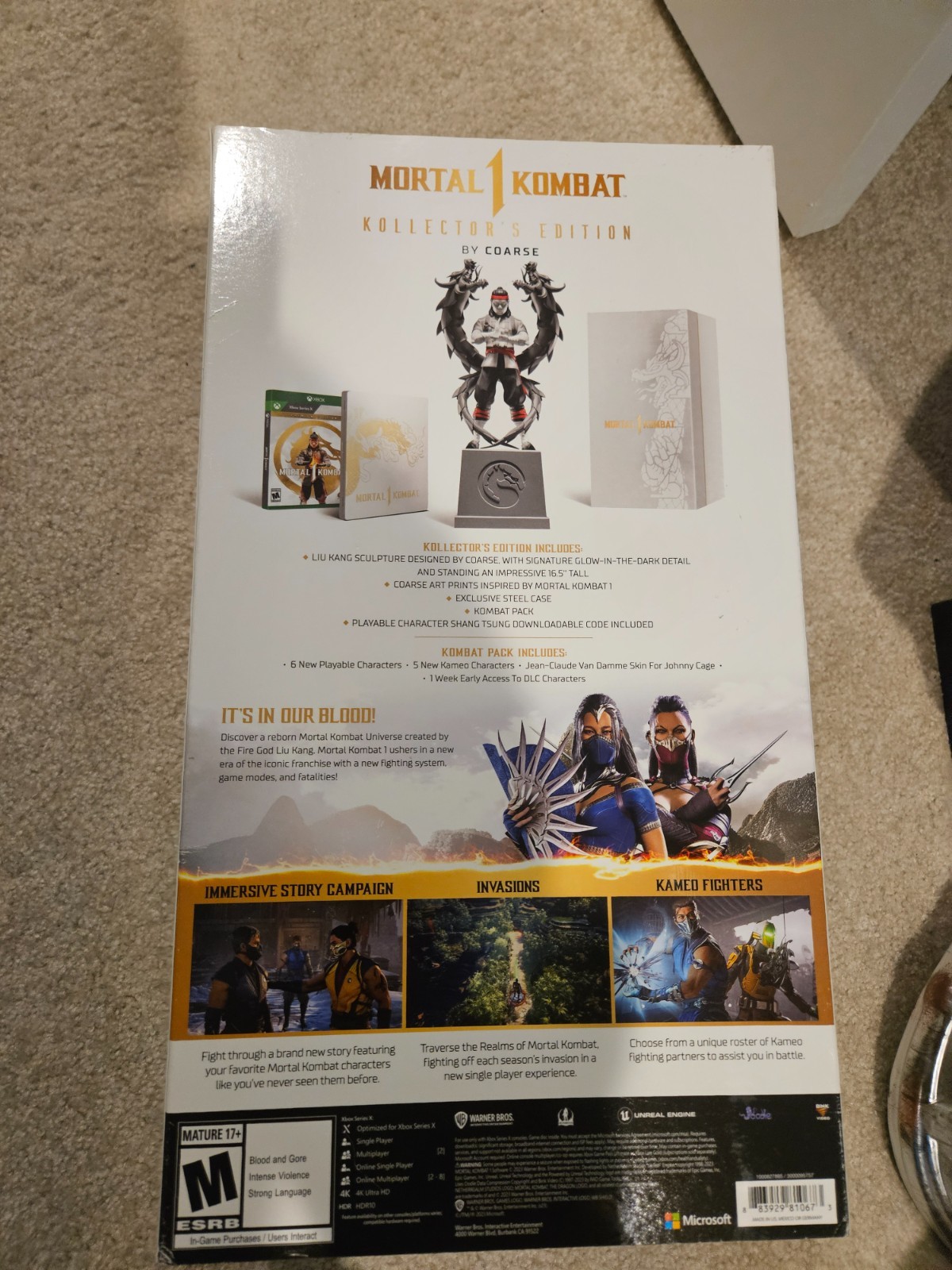 Mortal Kombat 1 Kollectors Edition – Xbox Series X (2023)
