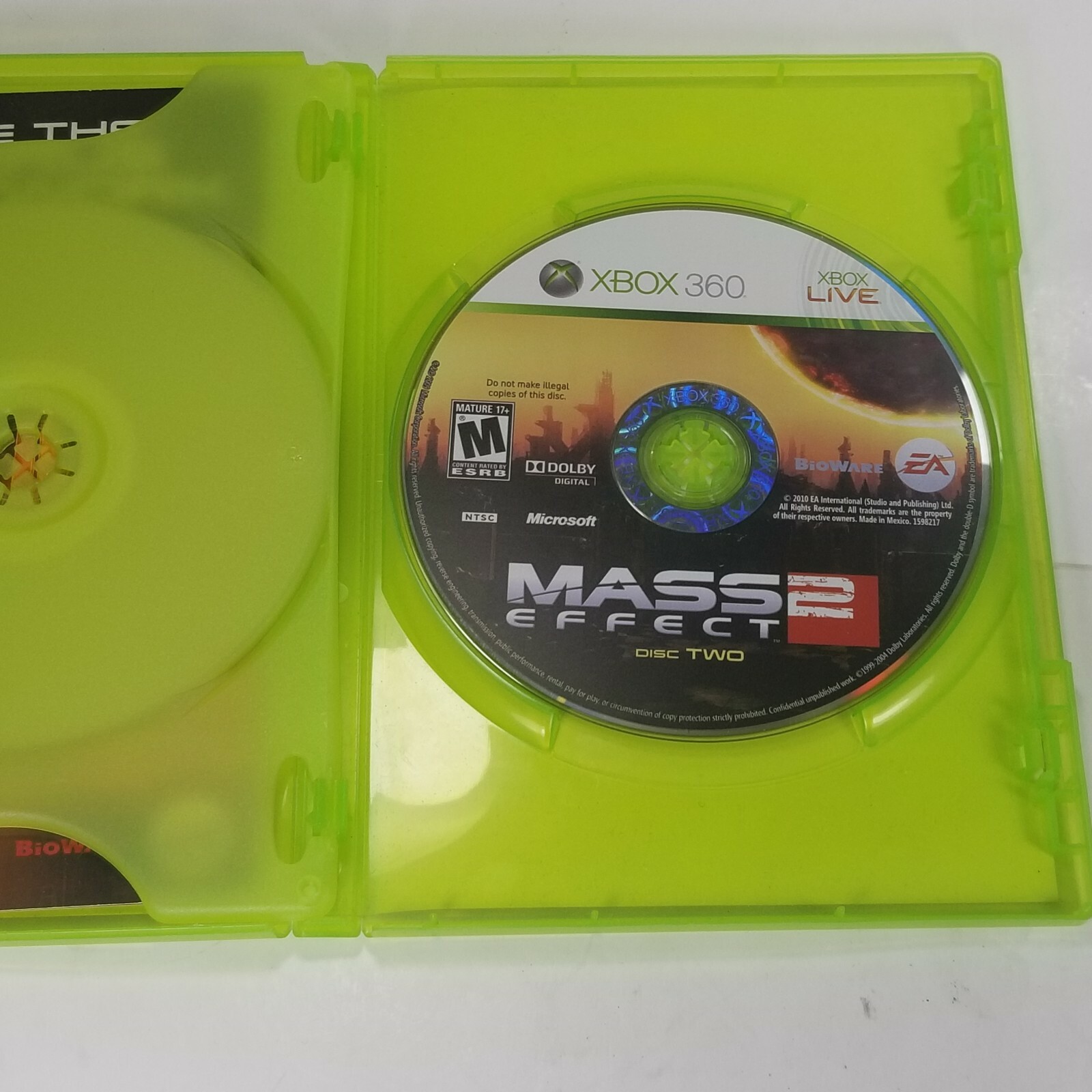 Mass Effect 2 – Xbox 360 Game – Complete & Tested