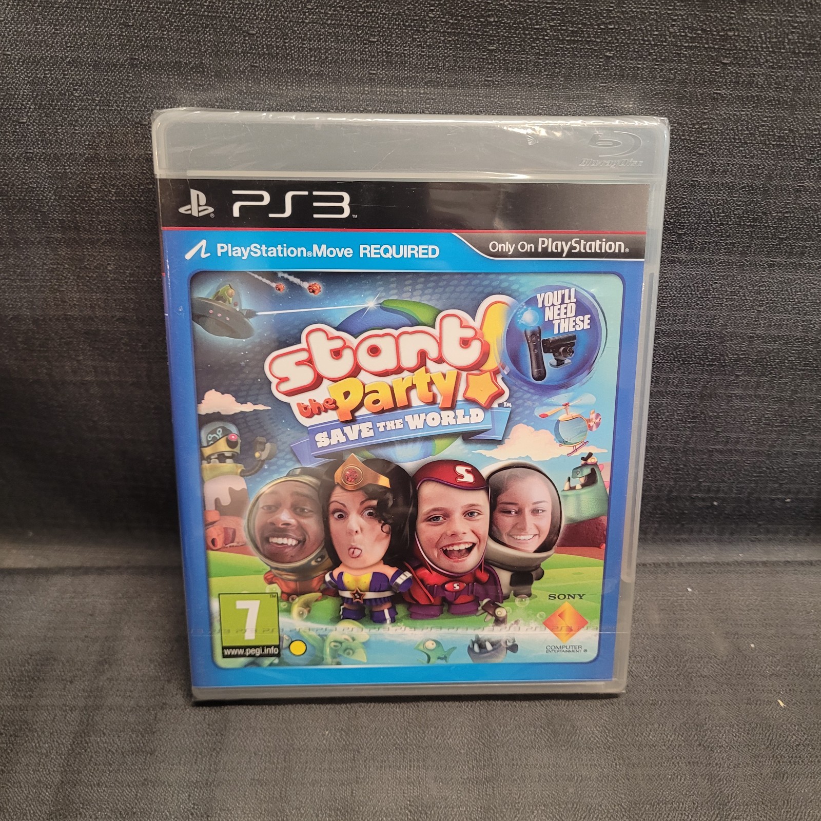 BRAND NEW! Start the Party Save the World PAL (Sony PlayStation 3, 2010) PS3