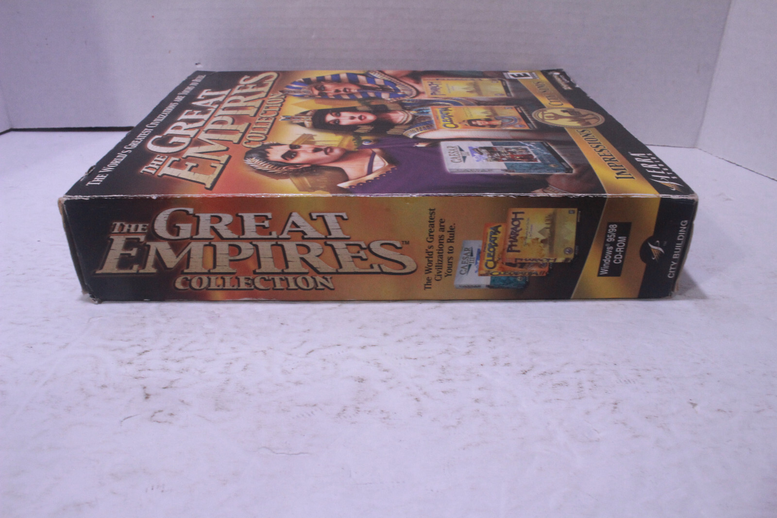 Great Empires Collection (PC, 2000, 4-Disc) Sierra / CD-Rom Big Box + Bonus Demo