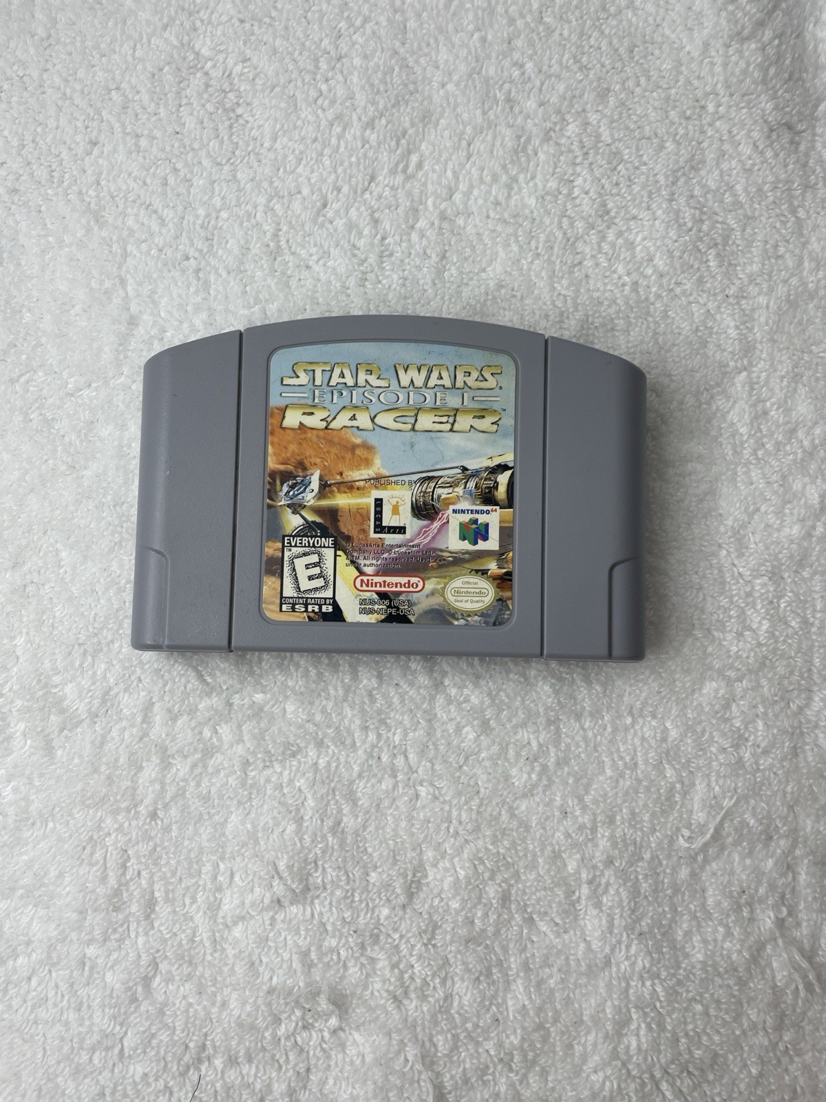 Star Wars: Shadows of the Empire & Racer Lot (Nintendo 64 N64) Cleaned- Tested
