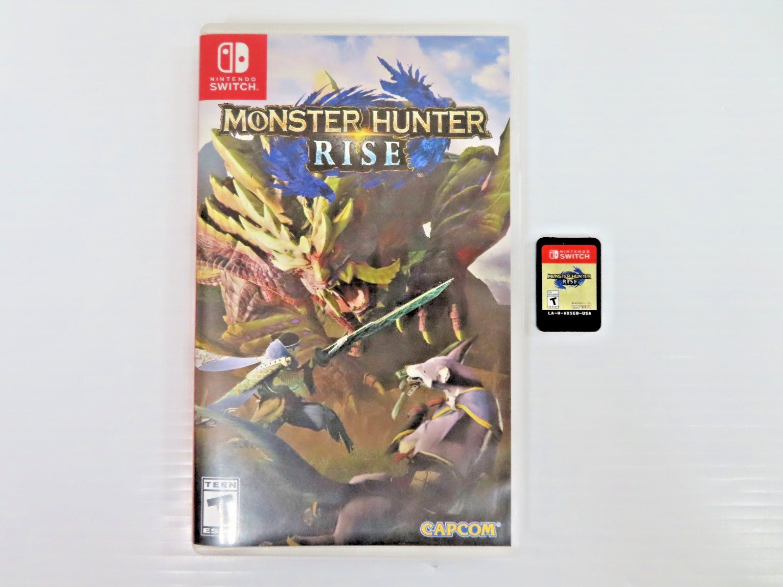 MONSTER HUNTER RISE NINTENDO SWITCH VIDEO GAME TESTED WORKS