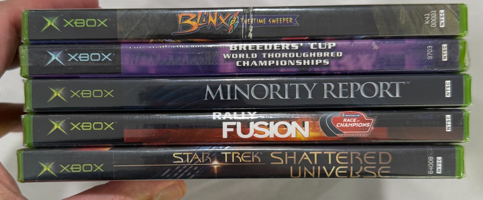 Xbox – 5 New Game Lot – Blinx: The Time Sweeper, Breeders Cup, Star Trek