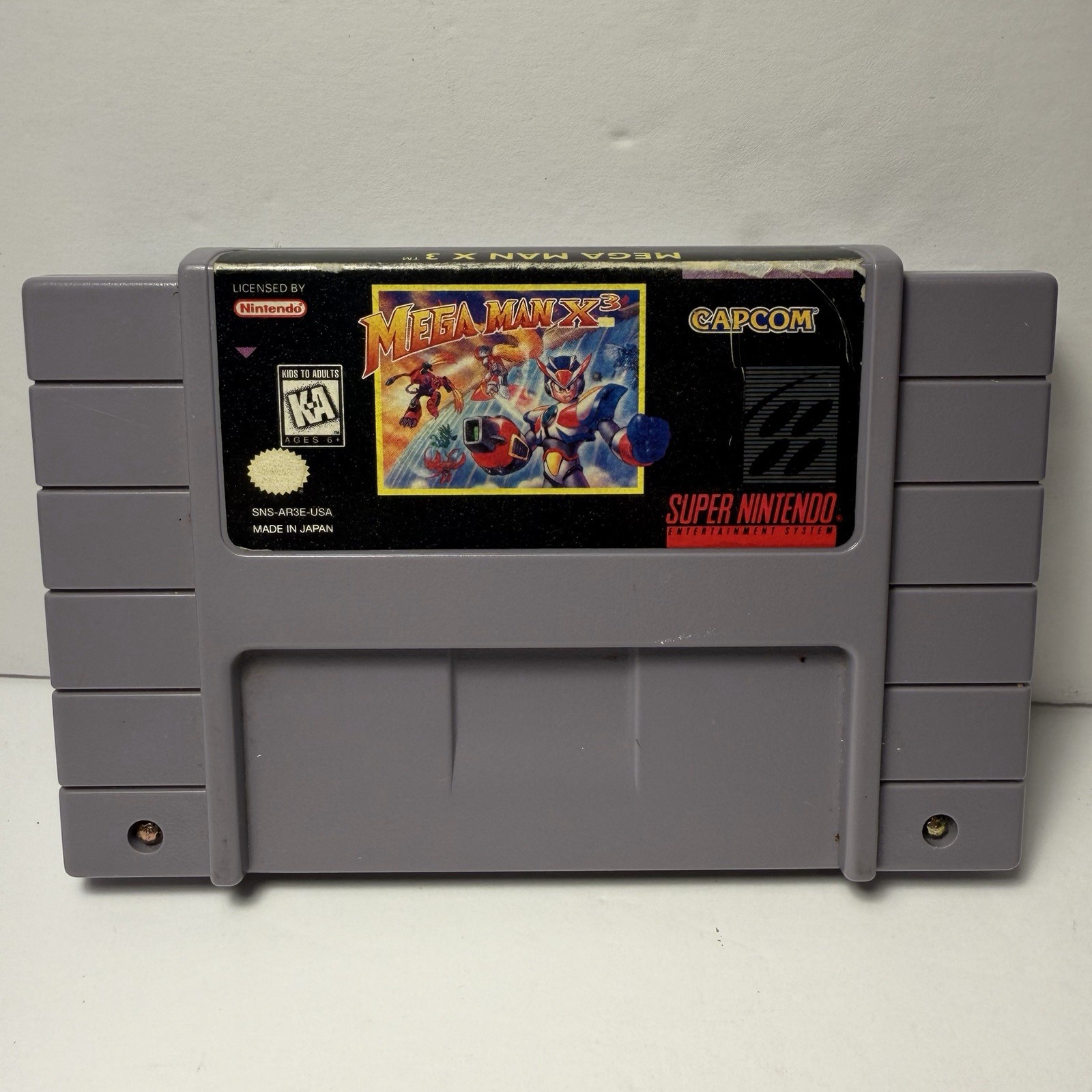 Mega Man X3 SNES Super Nintendo Tested – Authentic Cartridge Only, Working