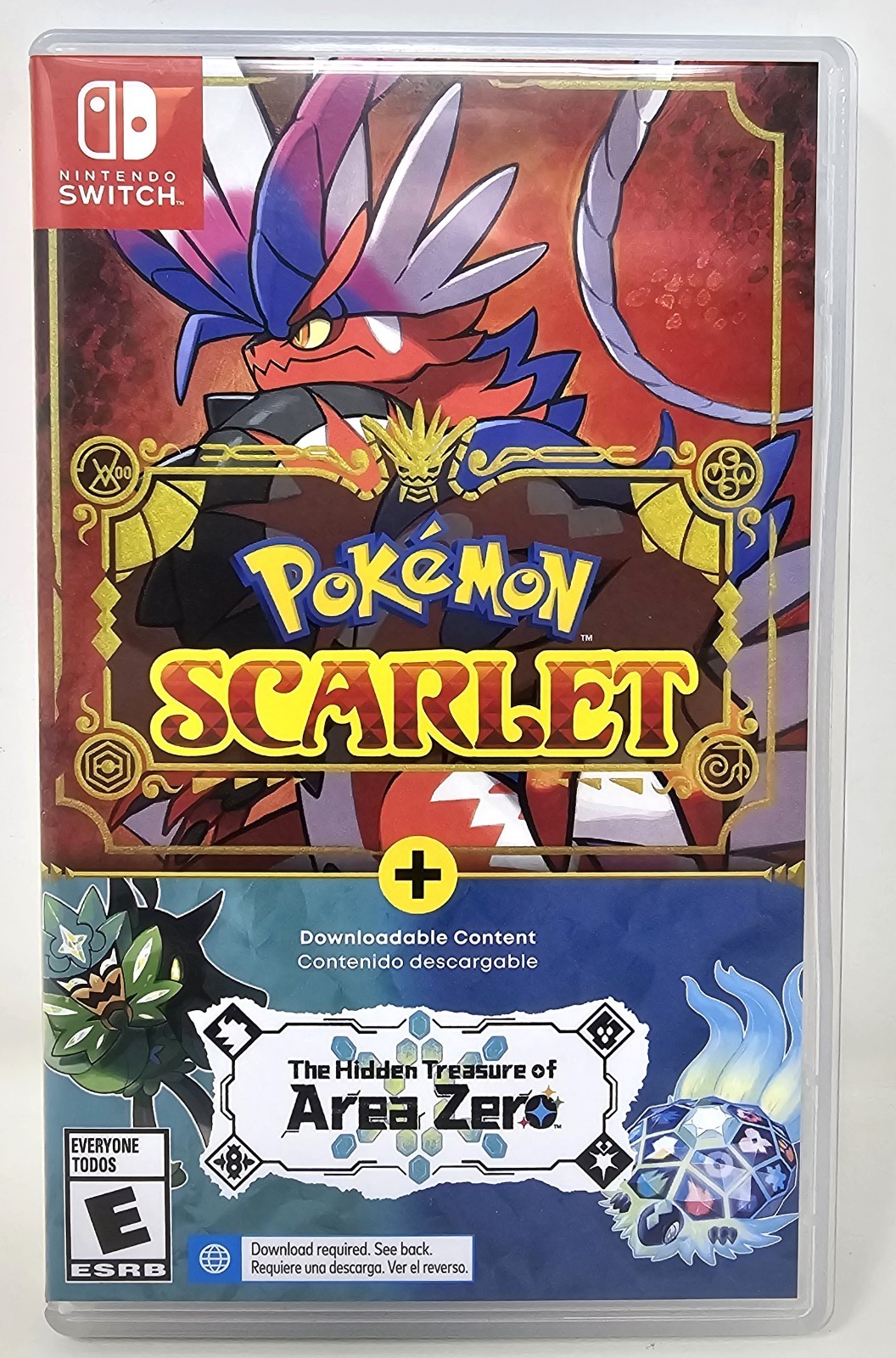 Pokemon Scarlet + The Hidden Treasure of Area Zero DLC Bundle – 1st version -N