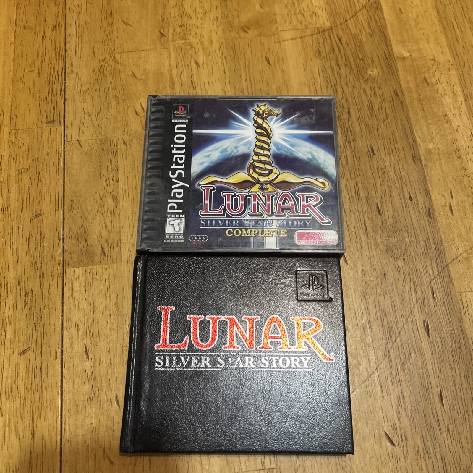 Lunar Silver Star Story PlayStation PS1 PSX Tested with Book!