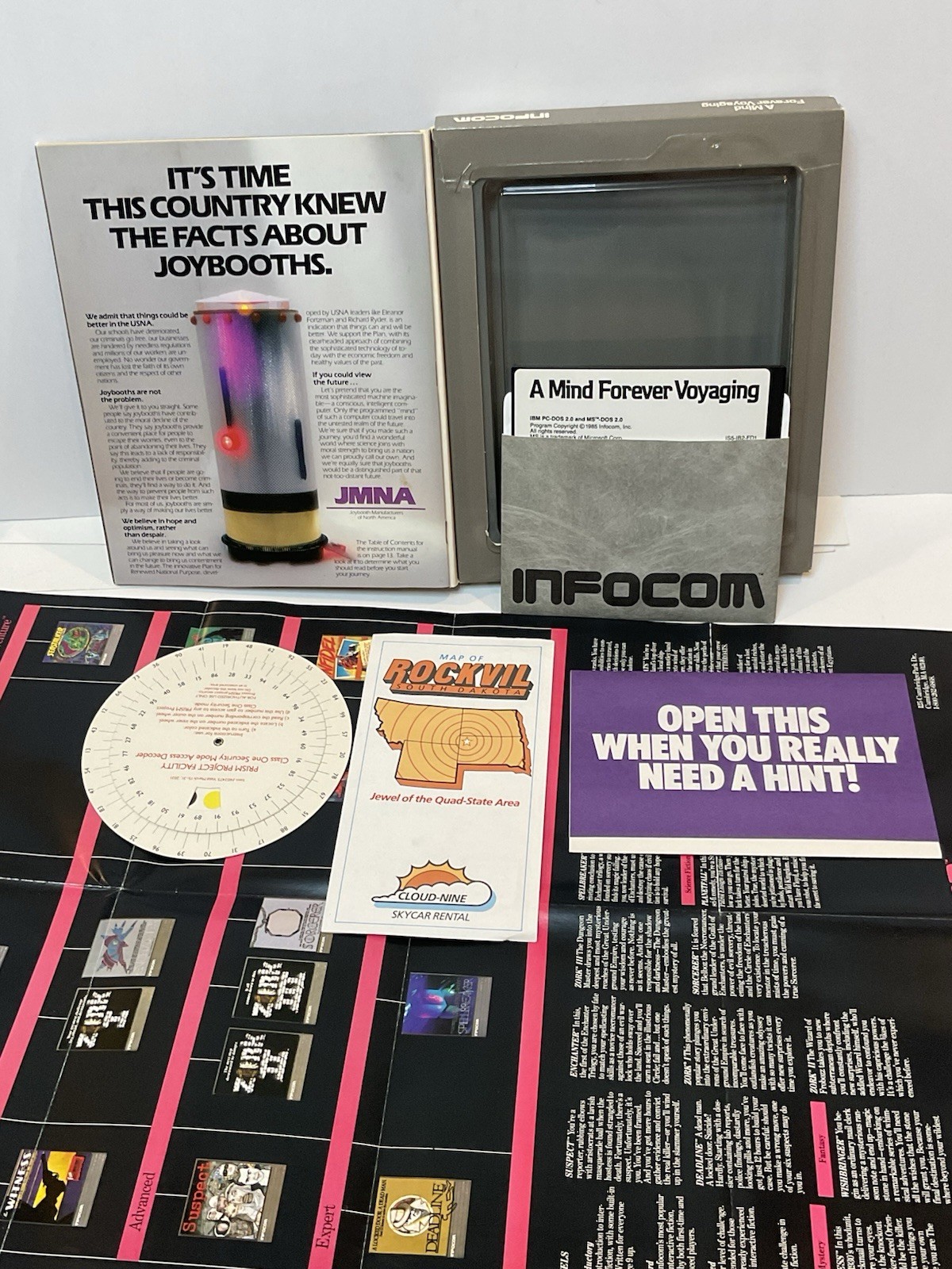 Vintage Infocom Science Fiction Classics IBM PC Hitchhiker’s Guide Planetfall +