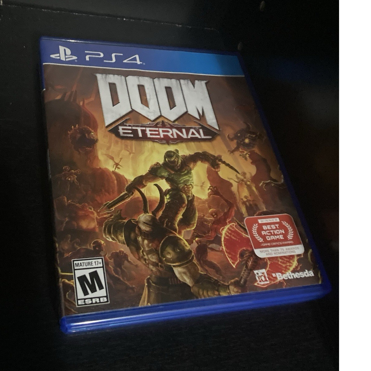 Bethesda Doom Eternal PS4 Shooter Multiplayer Manual Included NTSC 2020
