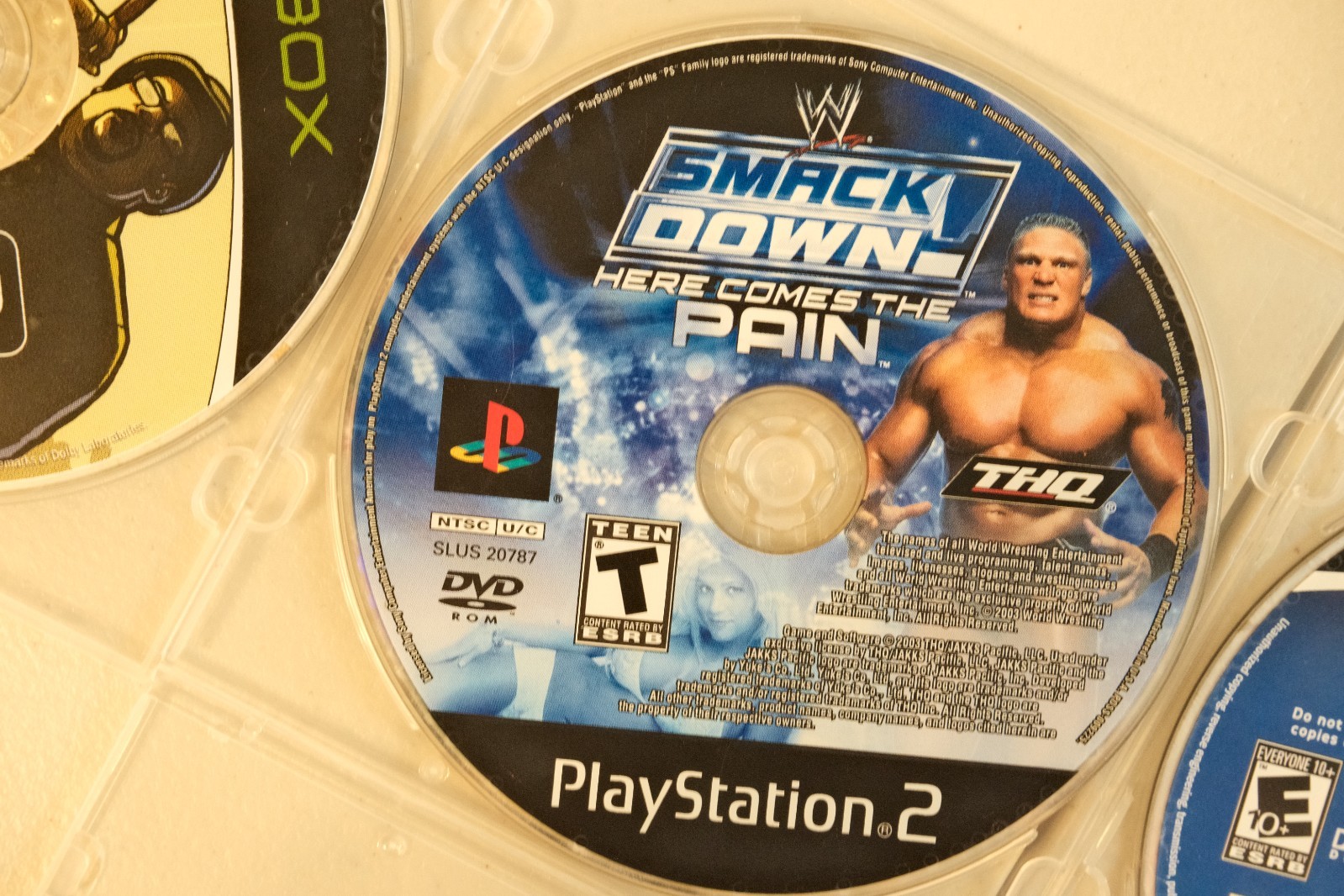 WWE Smack Down Here Comes the Pain (Sony PlayStation 2, 2003) Disc ONLY