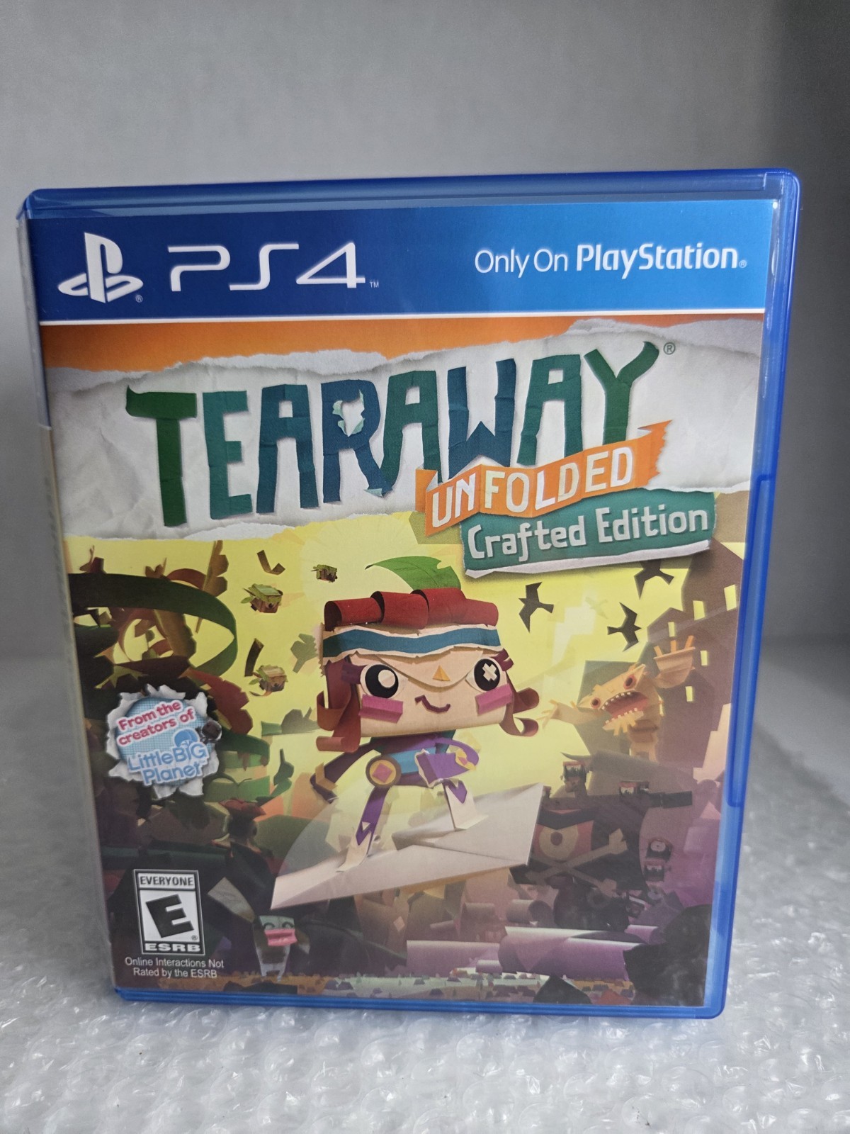 Tearaway Unfolded: Crafted Edition PS4 Sony PlayStation 4 Complete In Box CIB Te