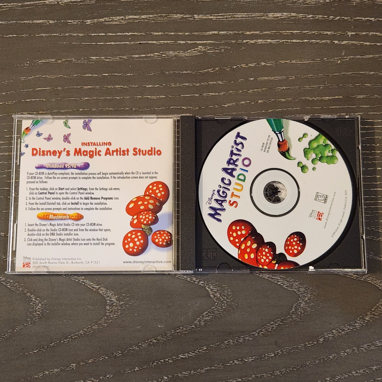 Disney Magic Artist Studio (PC CD-ROM, 1998)