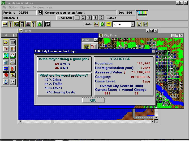SIM CITY CLASSIC 1994 WINDOWS EDITION +1Clk Windows 11 10 8 7 Vista XP Install