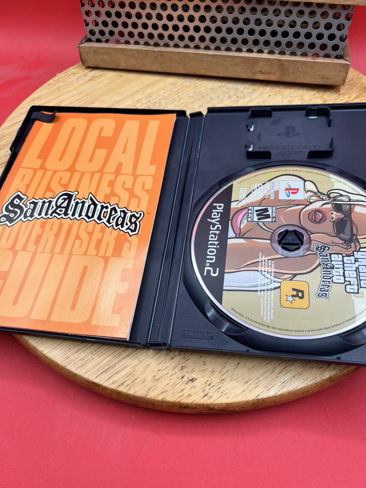 Grand Theft Auto San Andreas PS2 PlayStation 2 Complete CIB + Map