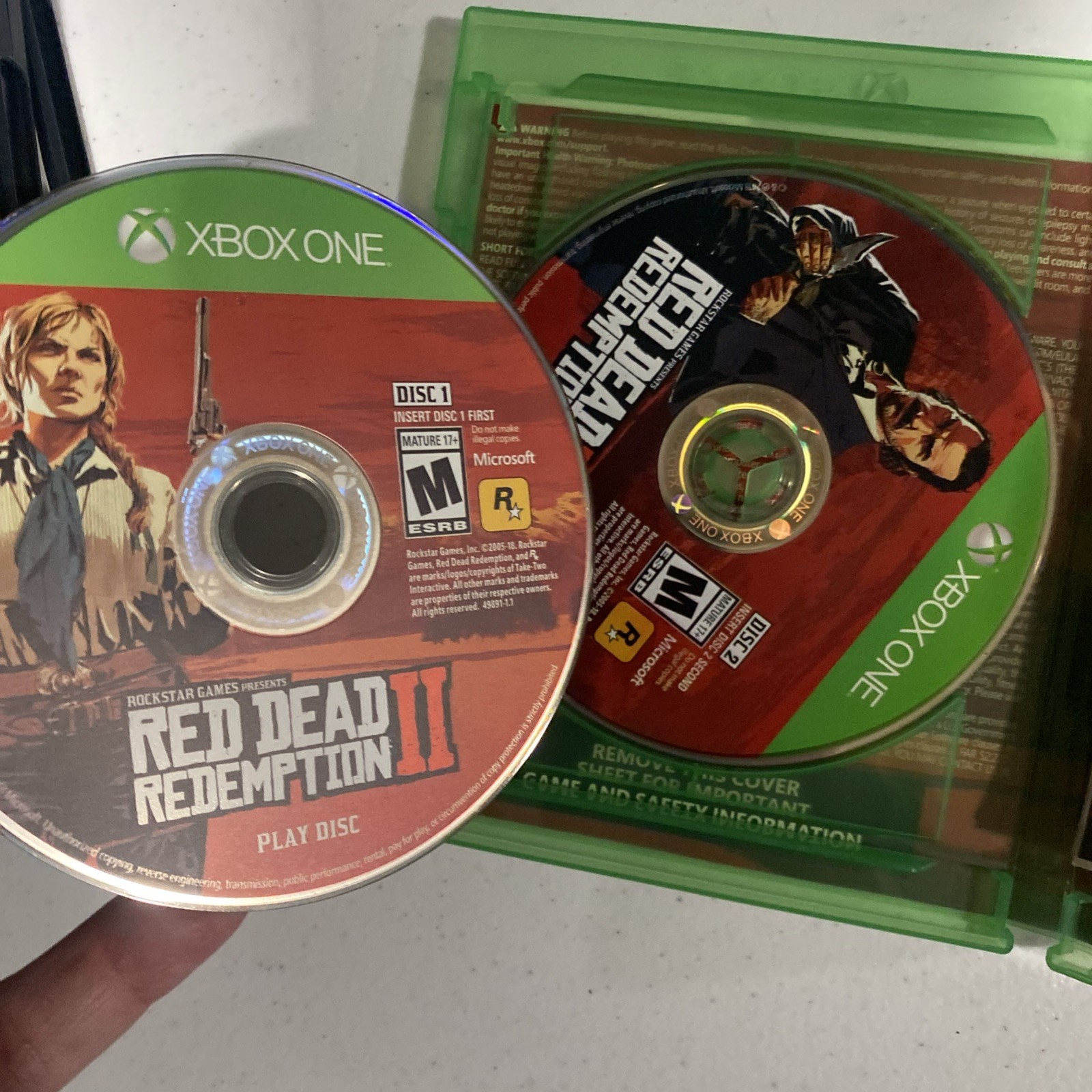 Red Dead Redemption II Microsoft Xbox One With Map