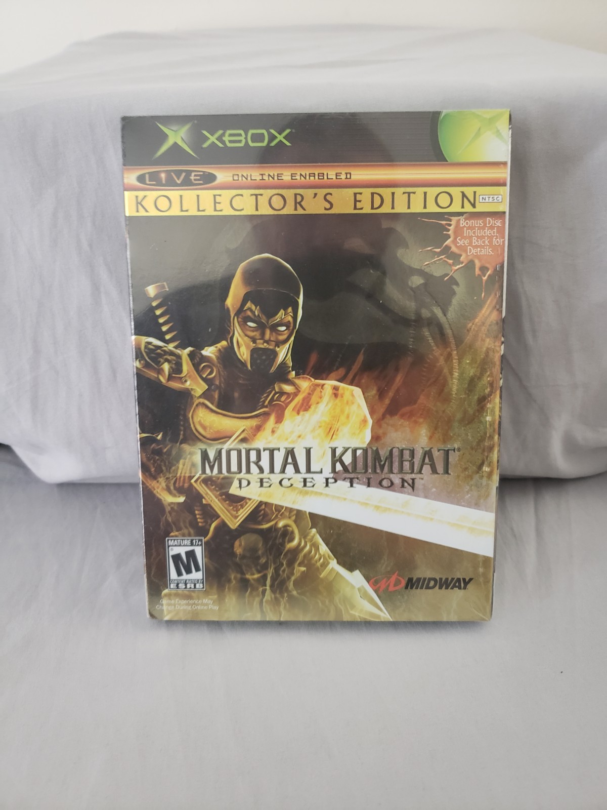 MORTAL KOMBAT DECEPTION KOLLECTOR’S EDITION XBOX KOMPLETE SET!!! + Bonus Items!