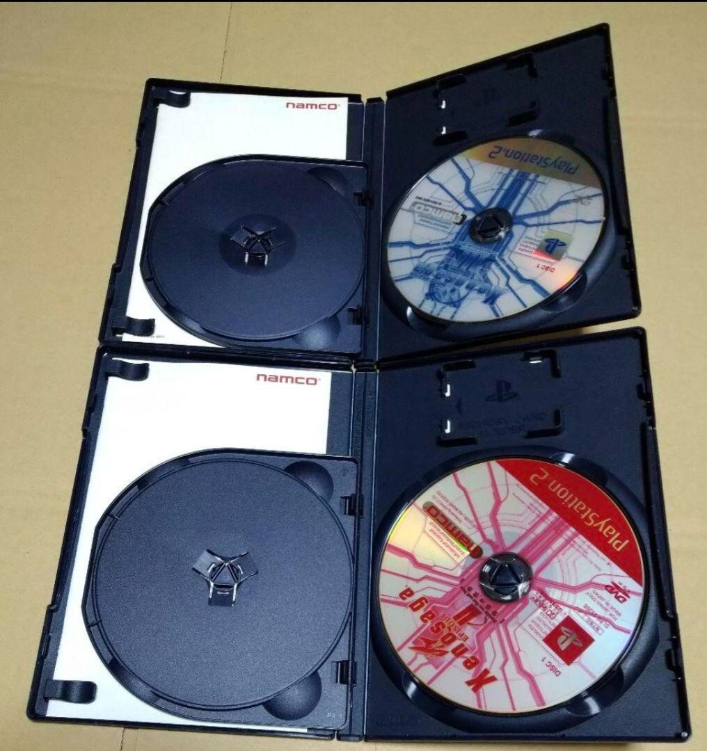 Lot 4 PS1 Xenogears & PS2 Xenosaga Episode I II III 1 2 3 set PlayStation Japan