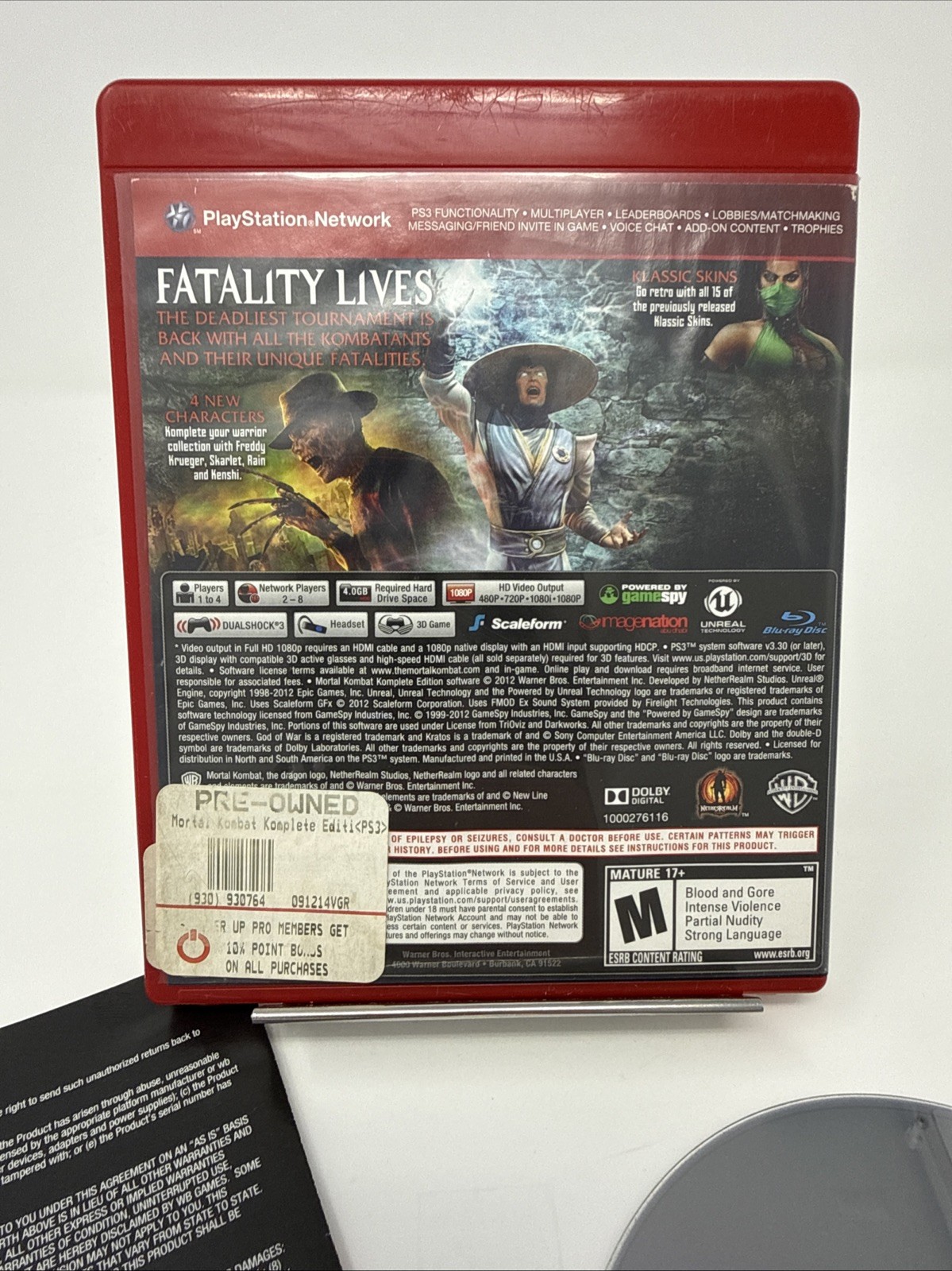 Mortal Kombat — Komplete Edition (Sony PlayStation 3, 2012) Tested