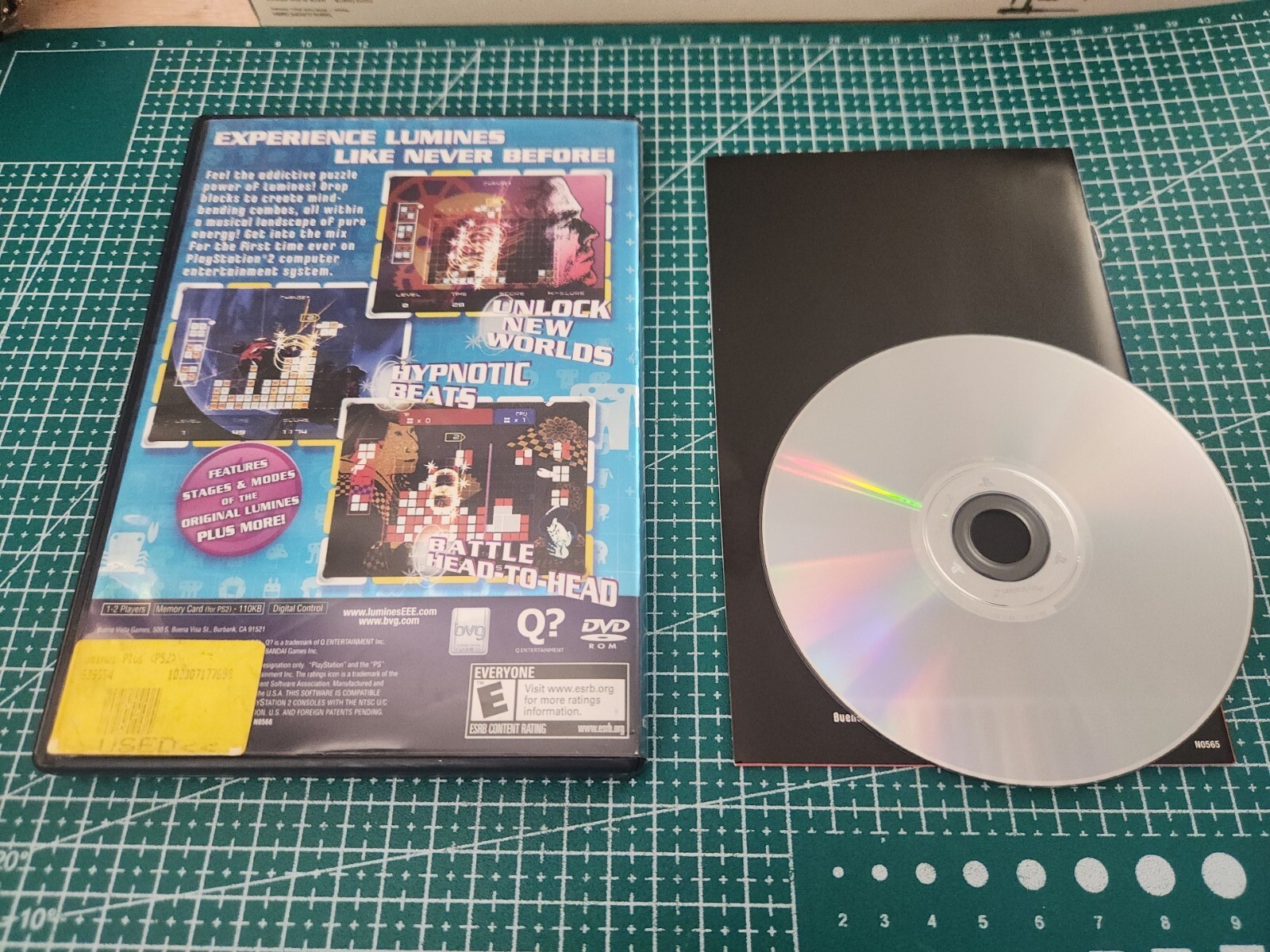 Lumines Plus (Sony PlayStation 2, 2007) Complete