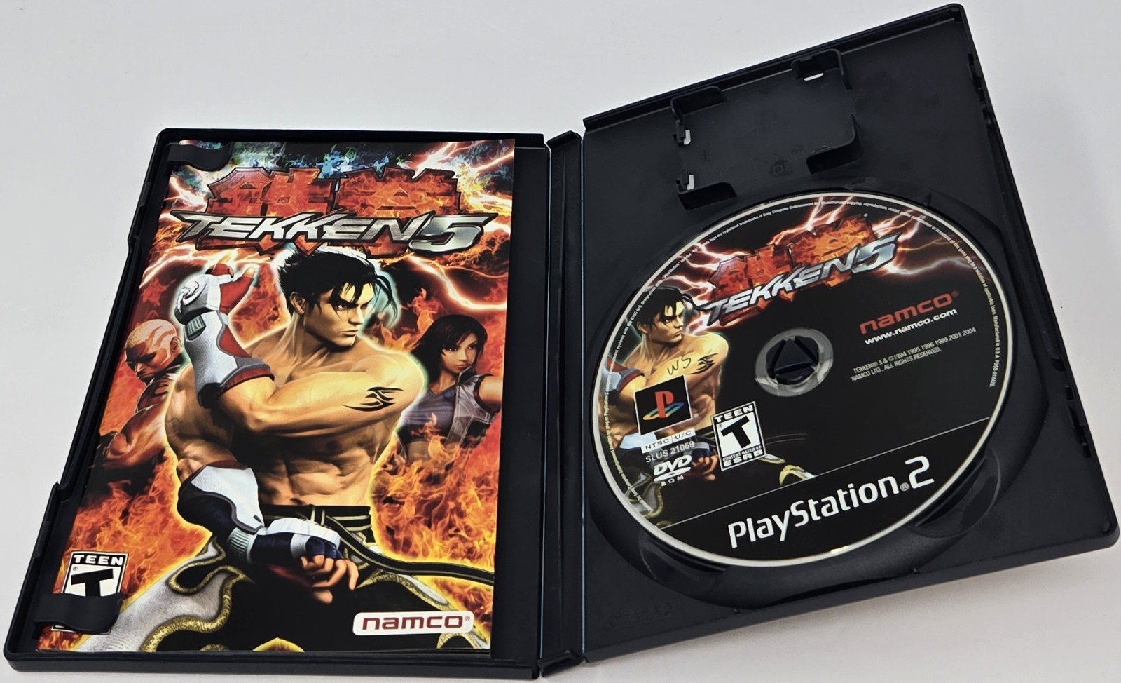 Tekken 5 (2005) PS2 Video Game Complete Black Label