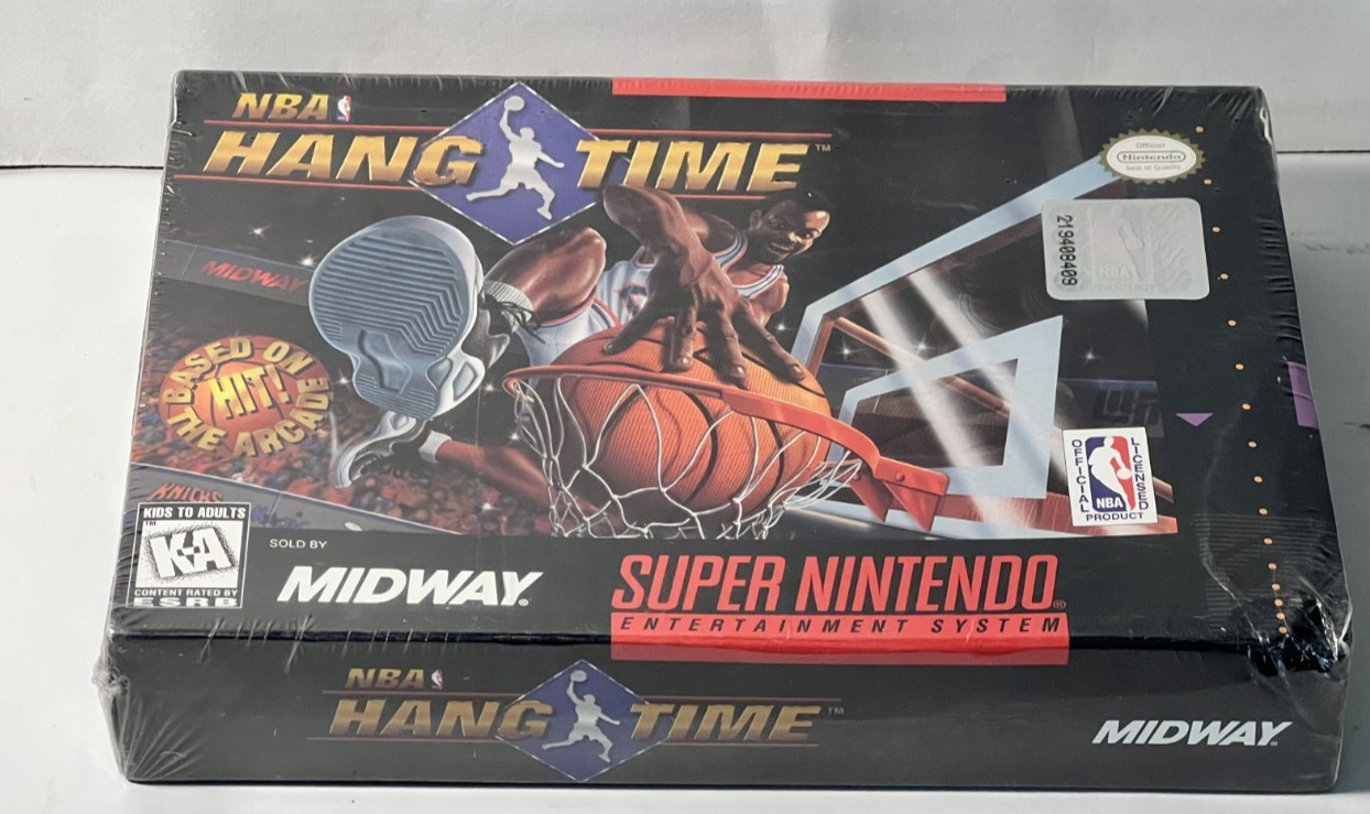 NBA HangTime (Super Nintendo Entertainment System, 1996) New Snes