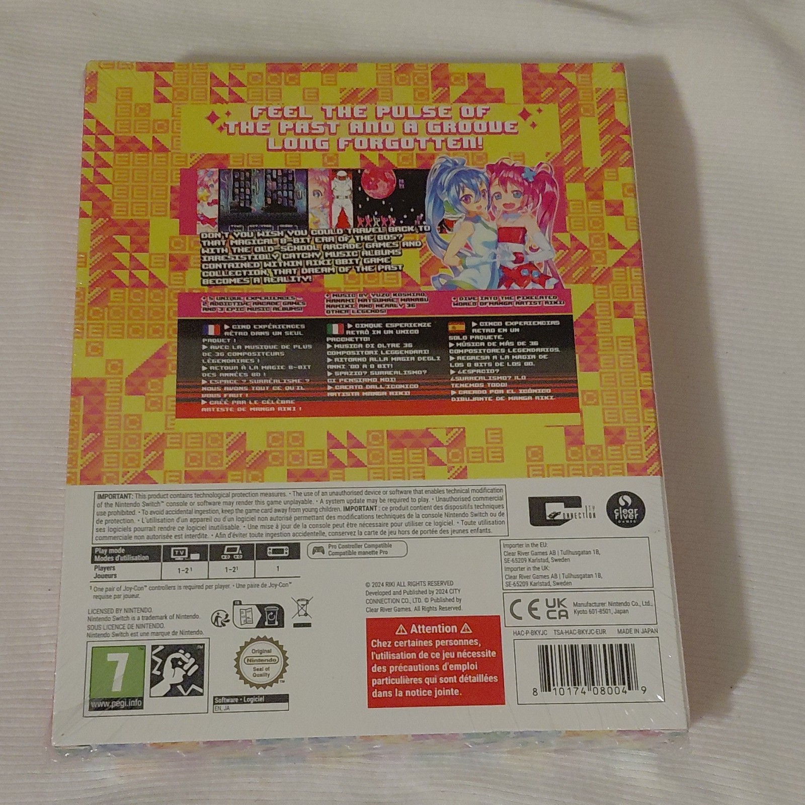 Riki 8Bit Game Collection Nintendo Switch Clear River Games Official Soundtrack…