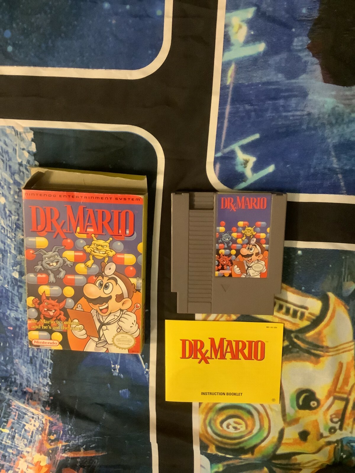 Dr. Mario (Nintendo Entertainment System, 1990) CIB COMPLETE RaRe NICE SHAPE NES