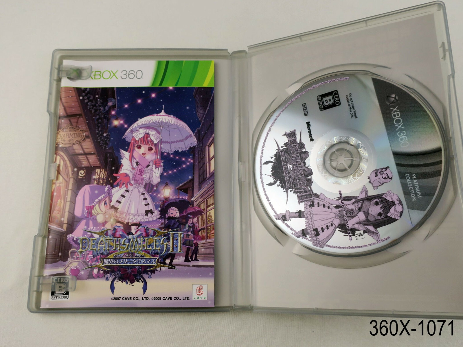 Deathsmiles IIX Best II X Xbox 360 Japanese Import Japan Cave JP Rgn US Seller