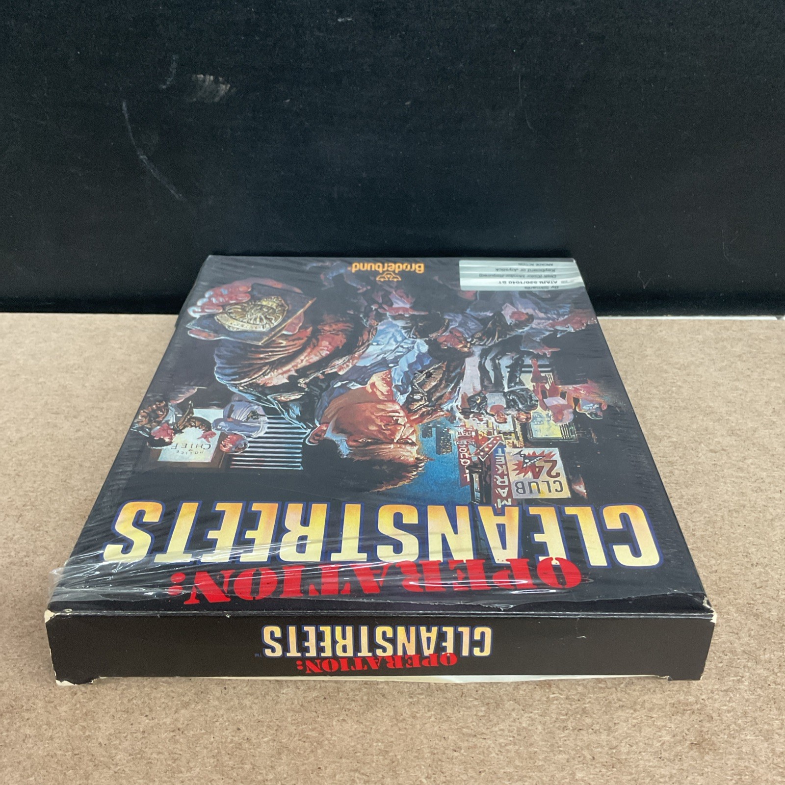 Operation Cleanstreets Big Box Atari ST 1988 Brøderbund – No Game