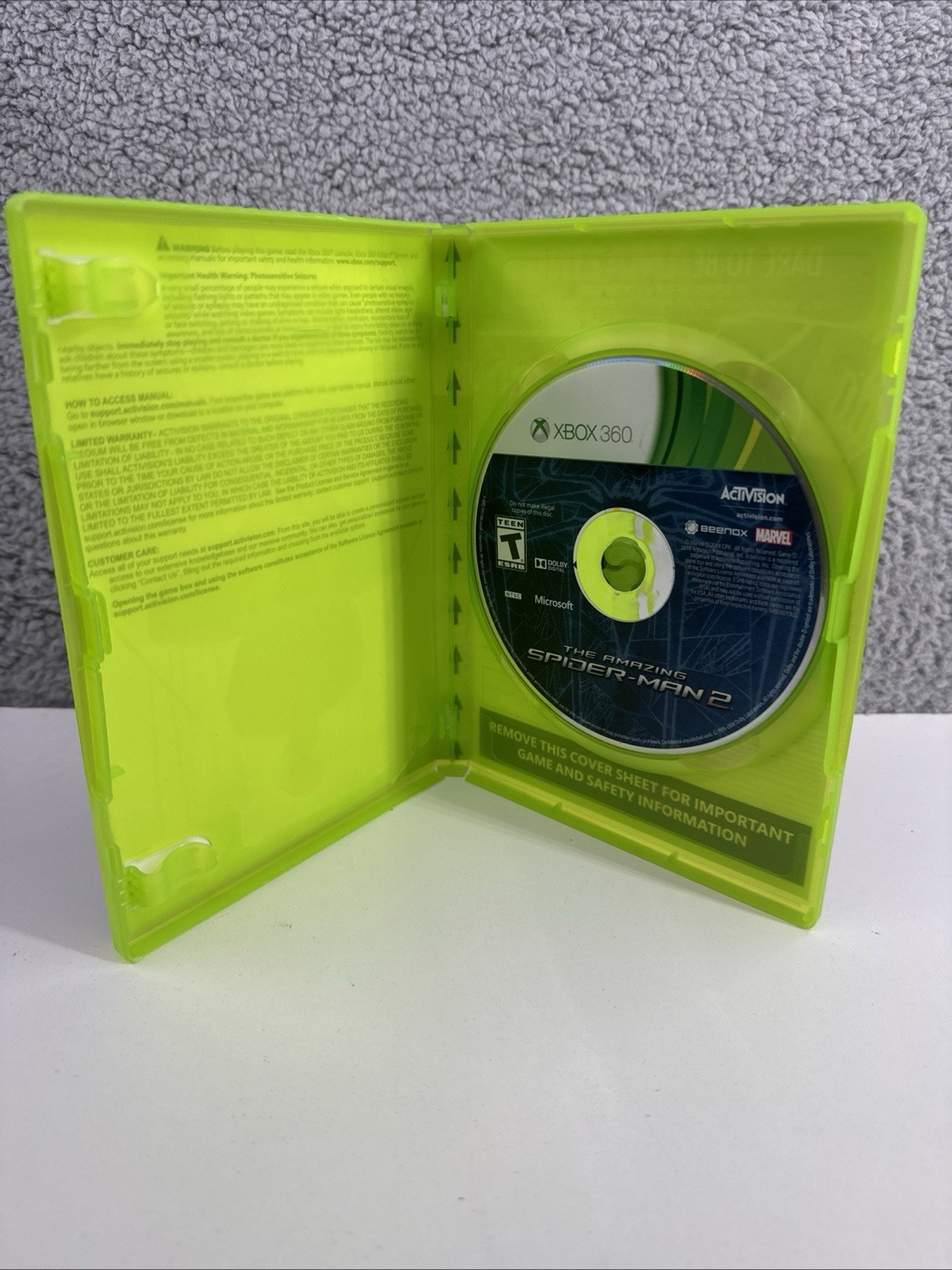 The Amazing Spider-Man 2 (Microsoft Xbox 360, 2014) Tested And Working