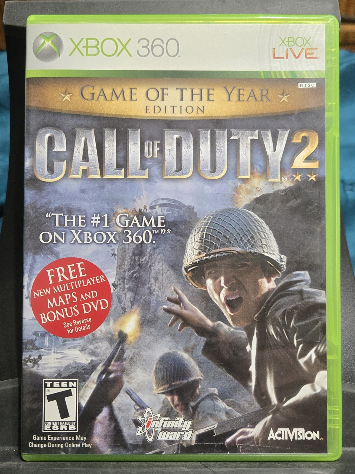 Call of Duty GOTY Edition Xbox 360 CIB w/ Manual, Token Card, & Bonus Disc