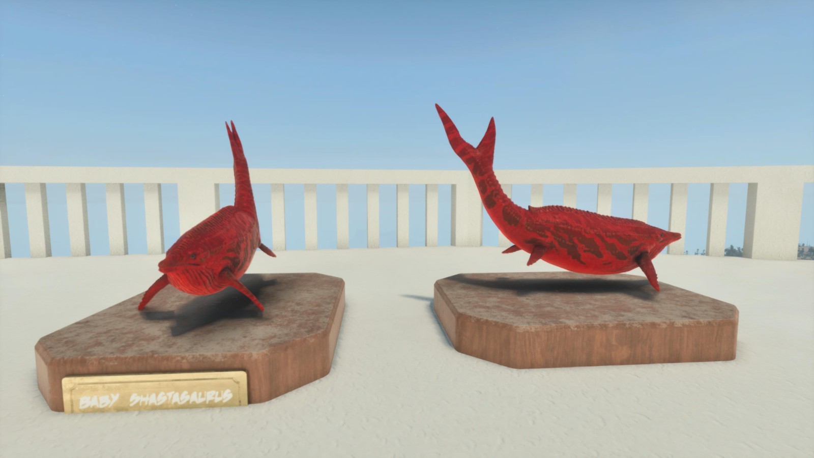 ARK ASCENDED PVE OFFICIAL PAIR BABY SHASTASAURUS RED ID01 PC/XBOX/PS5