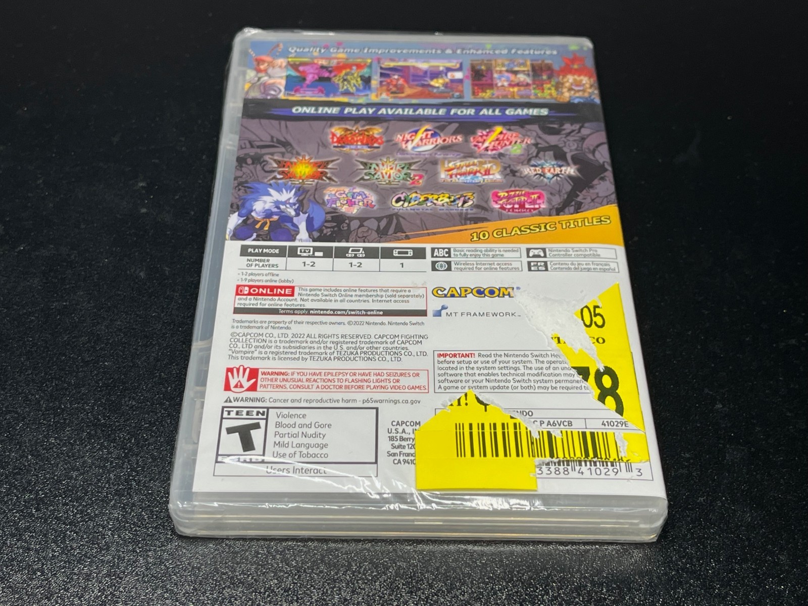 Capcom Fighting Collection Switch🔥Fast Shipping🔥Factory Sealed