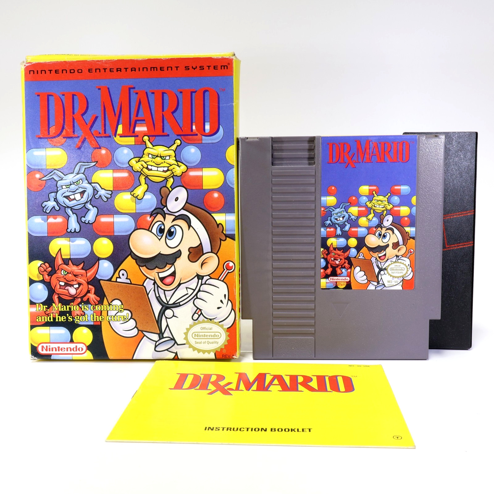 Dr. Mario (NES) CIB – Authentic Great Condition