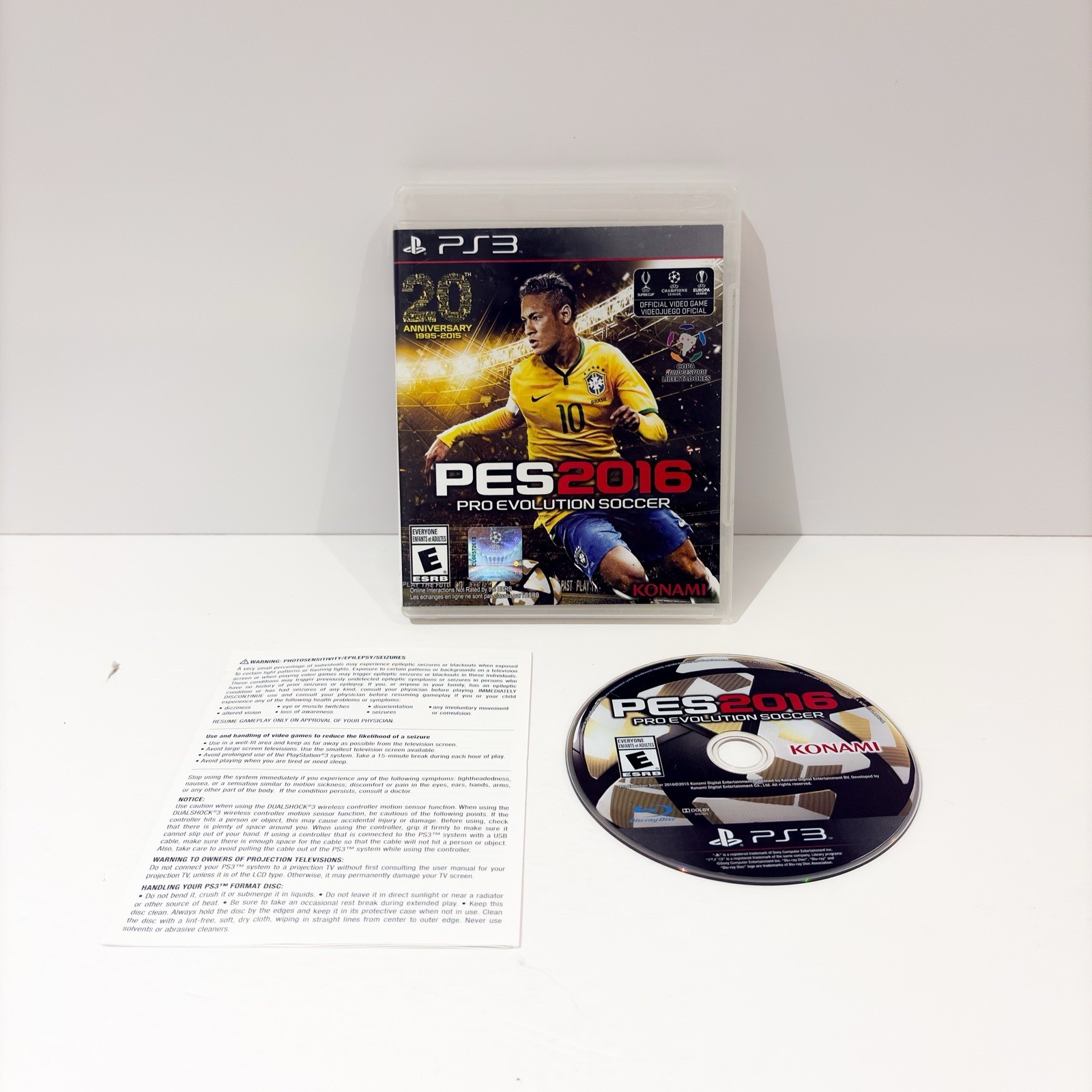 Pro Evolution Soccer 2016 – PS3 Play Station 3 PES 2016 CIB w/Manual TESTED