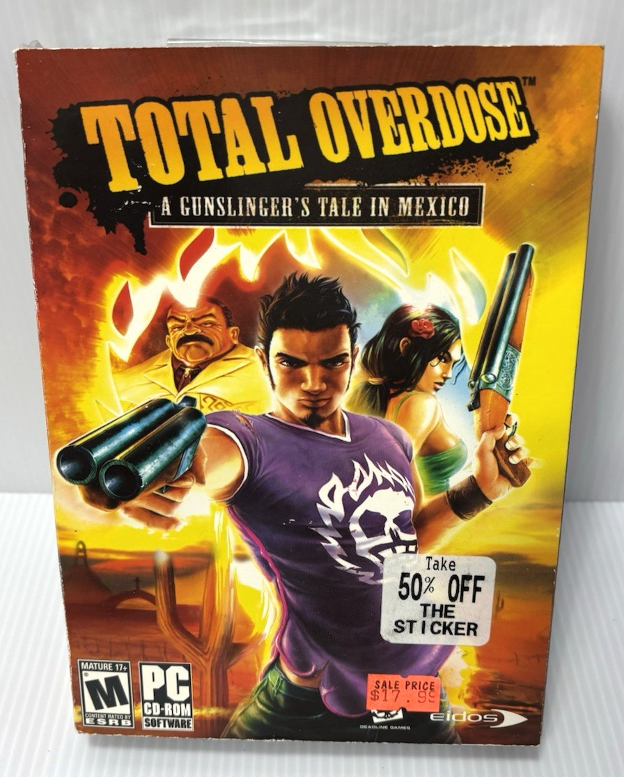 Total Overdose PC Game Open World Shooter Gunslinger Tale Mexico 2005 New Sealed