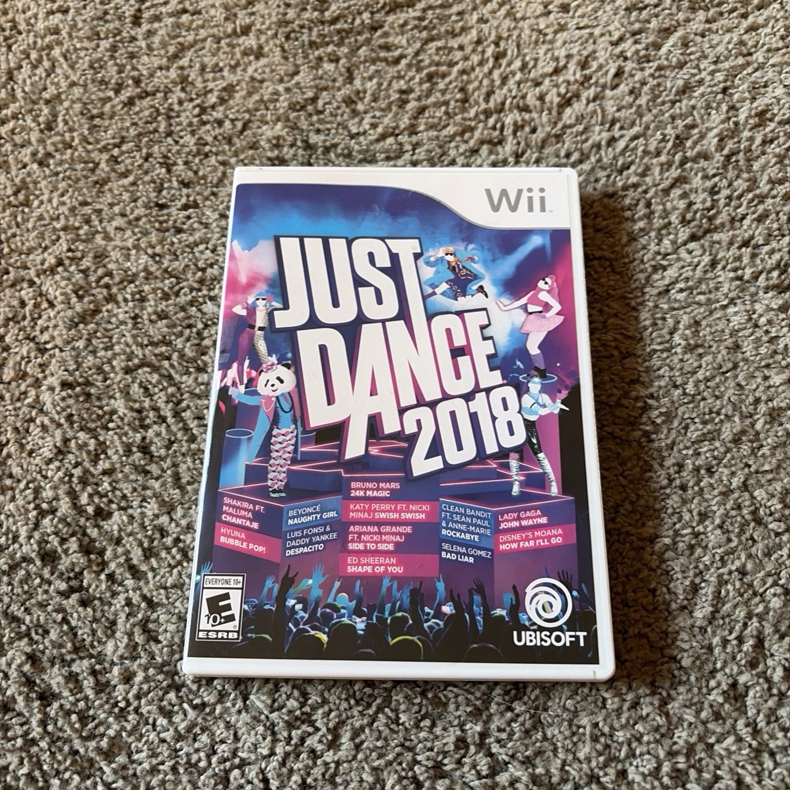 Just Dance 2018 (Nintendo Wii, 2017) Complete
