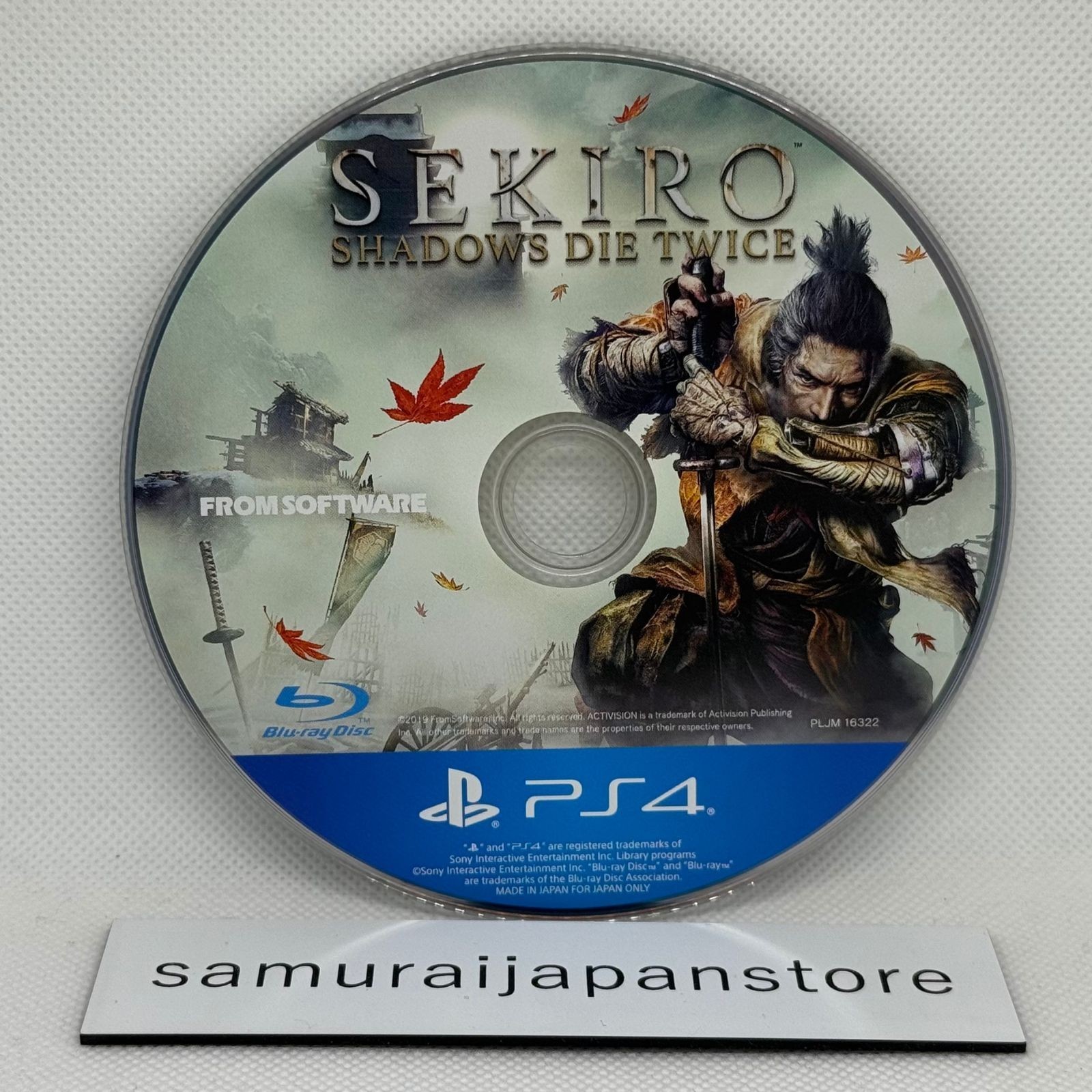 Sekiro Shadows Die Twice Sony PlayStation4 Tested OK JPN ver Used Games w/ Case