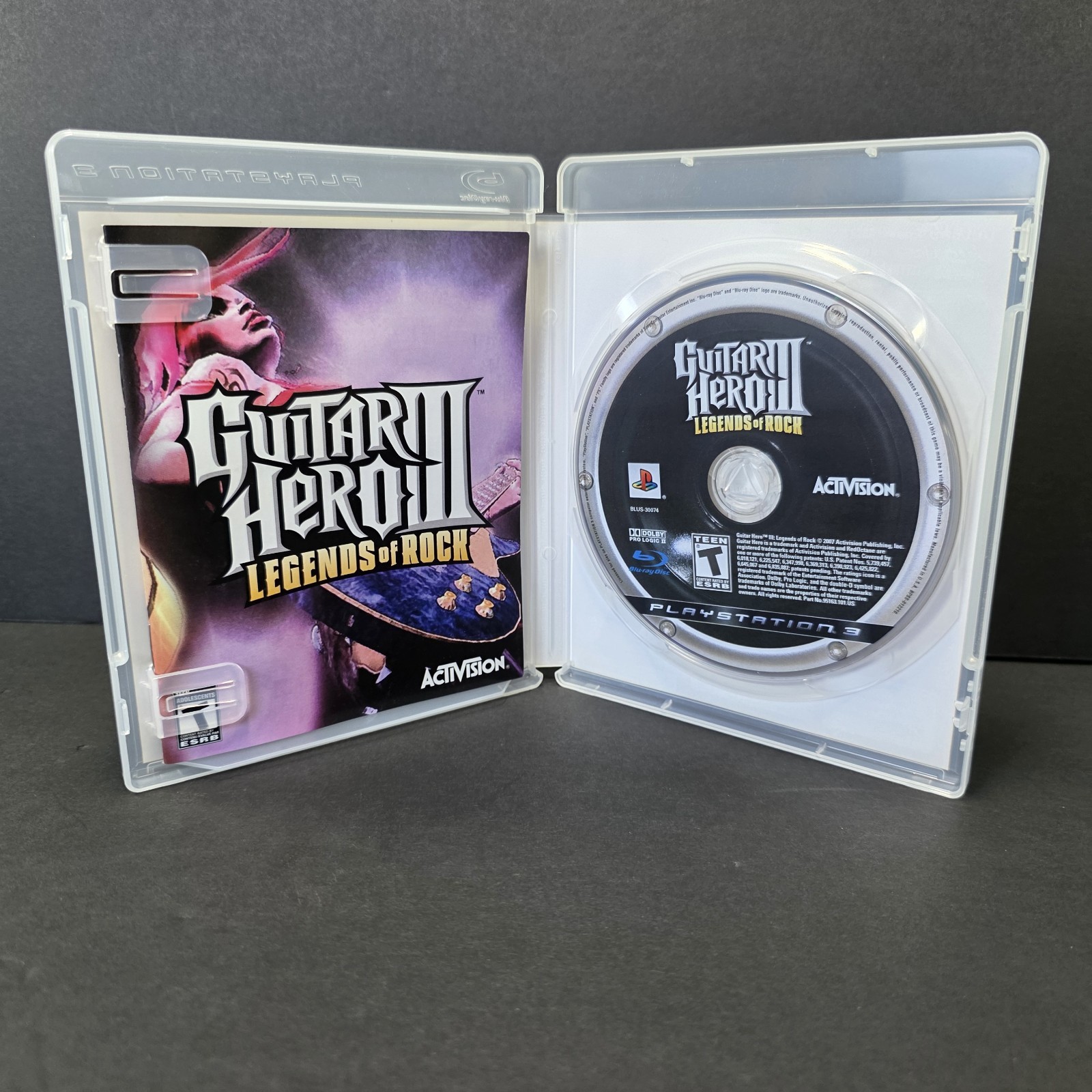 Guitar Hero III Legends Of Rock PS3 Sony PlayStation 3 CIB Manual Tested B2G1