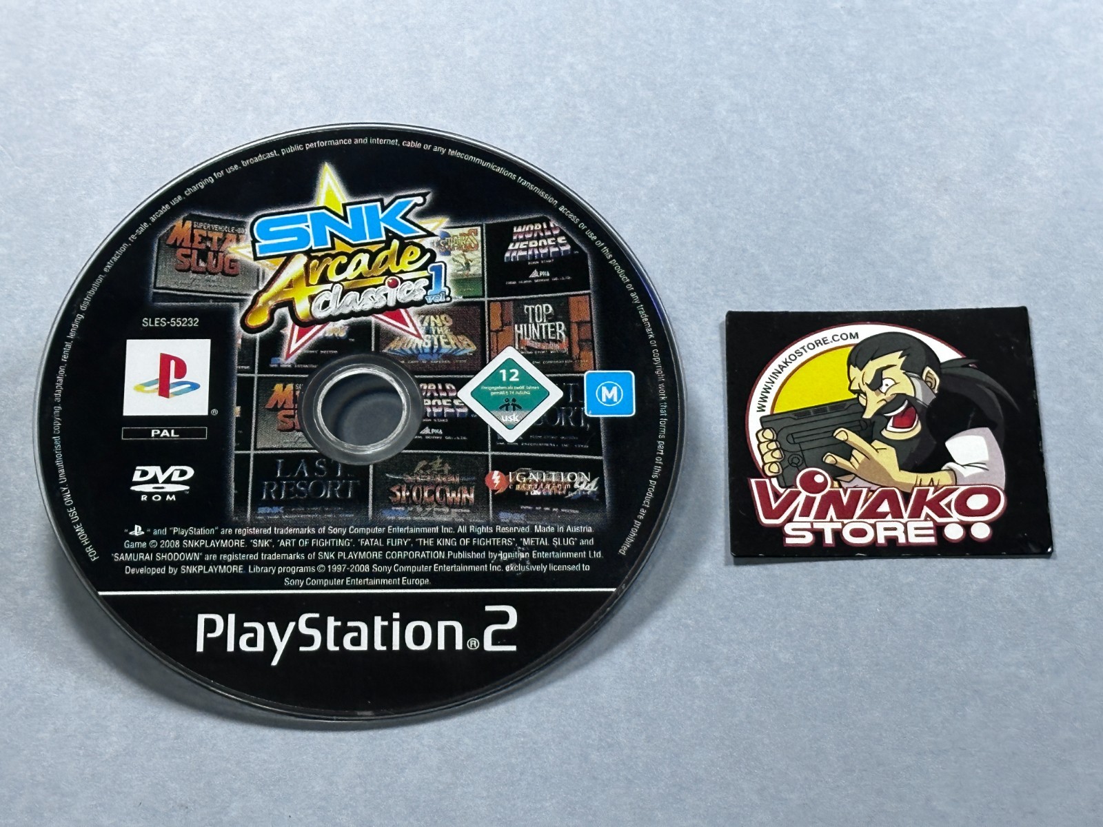 SNK Arcade Classics Vol. 1 Sony Playstation 2 Ps2 Pal Italia