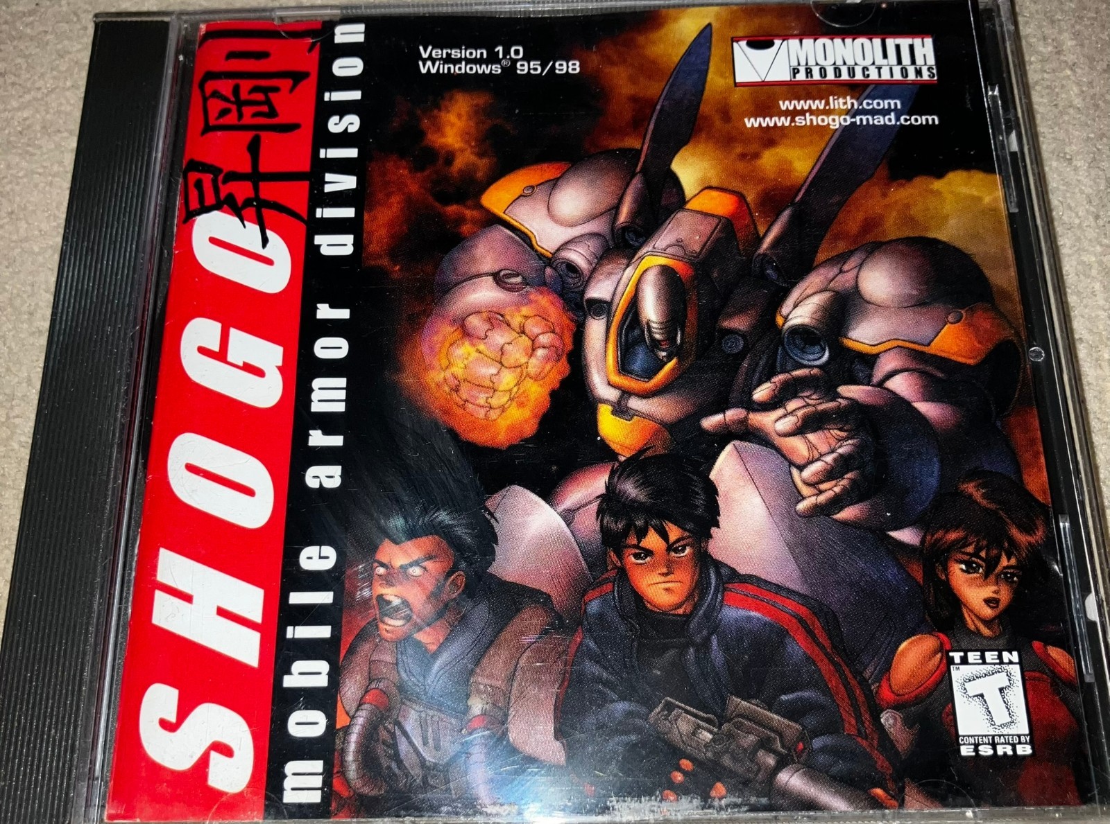 Shogo: Mobile Armor Division PC Game – Monolith Productions 1998 – Windows 95/98