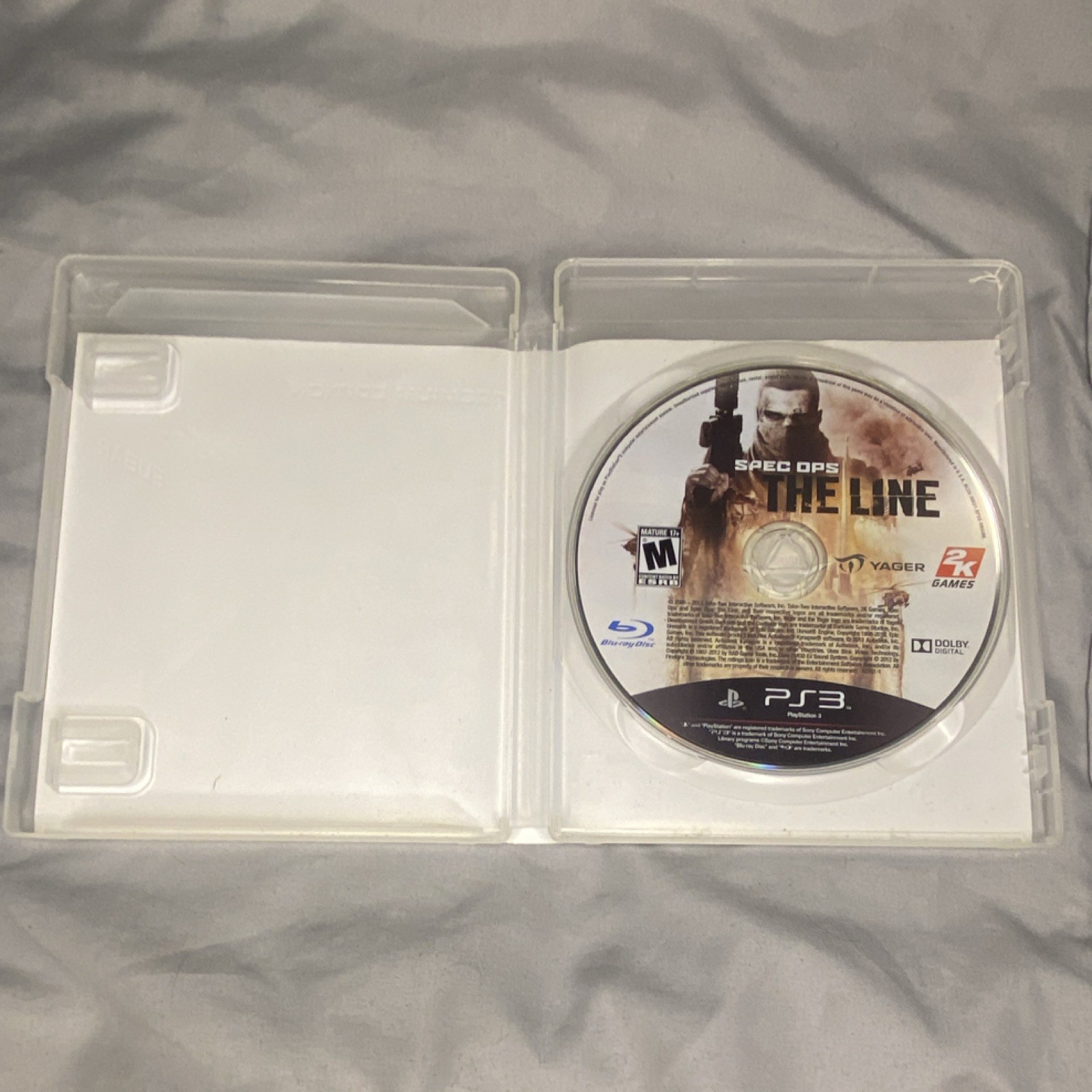 Spec Ops: The Line Premium Edition PS3 M Mature Rated Shooter