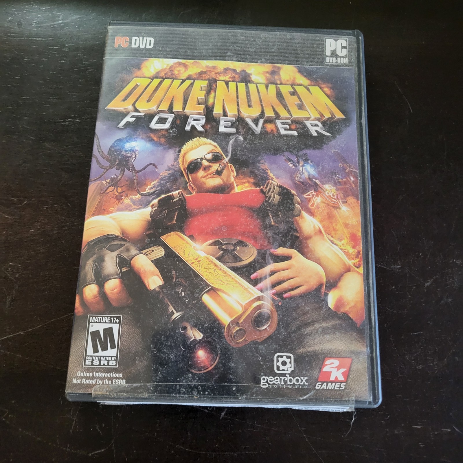 Duke Nukem Forever (PC DVD-ROM, 2008) Complete With Manual and Case