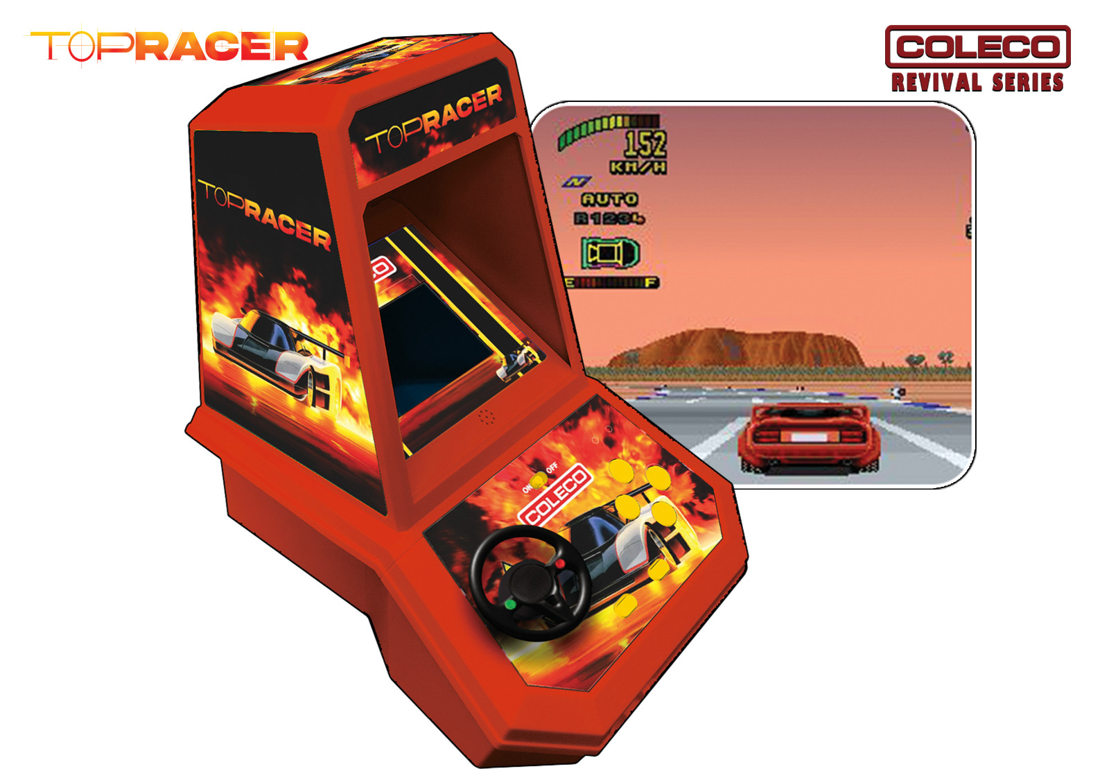 Coleco TOP RACER Mini Arcade – New in Box!