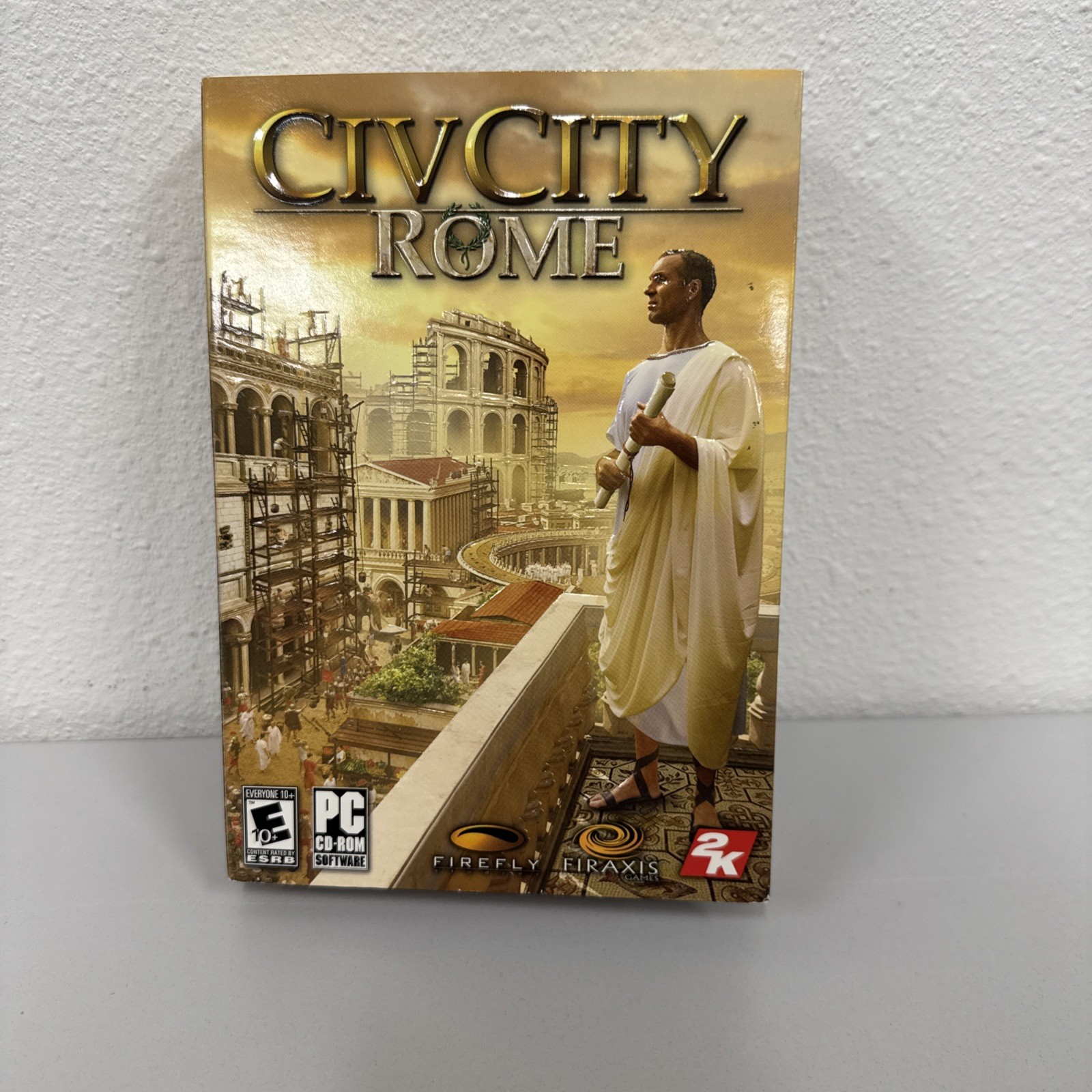 CIVCITY ROME PC GAME COMPLETE MANUAL DVD ROM 2K GAMES FIREFLY STRATEGY SIM VGC