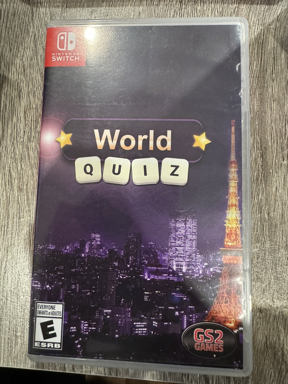 World Quiz Nintendo Switch Game GS2 Games Funbox Media No Booklet GB