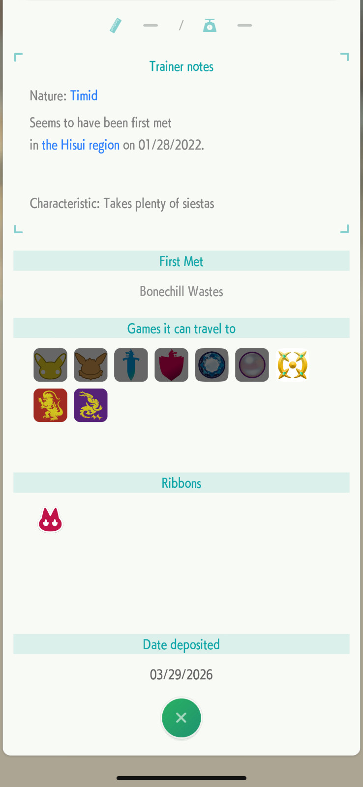 ✨6IV SHINY Hisuian Zoroark + EVS🚀 POKEMON HOME✨Champions✨Online delivery⚡