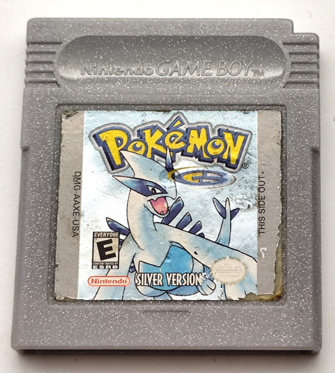 Pokemon Silver (Game Boy Color GBC, 2000) *Cart Only* Authentic Tested Dry Bat B