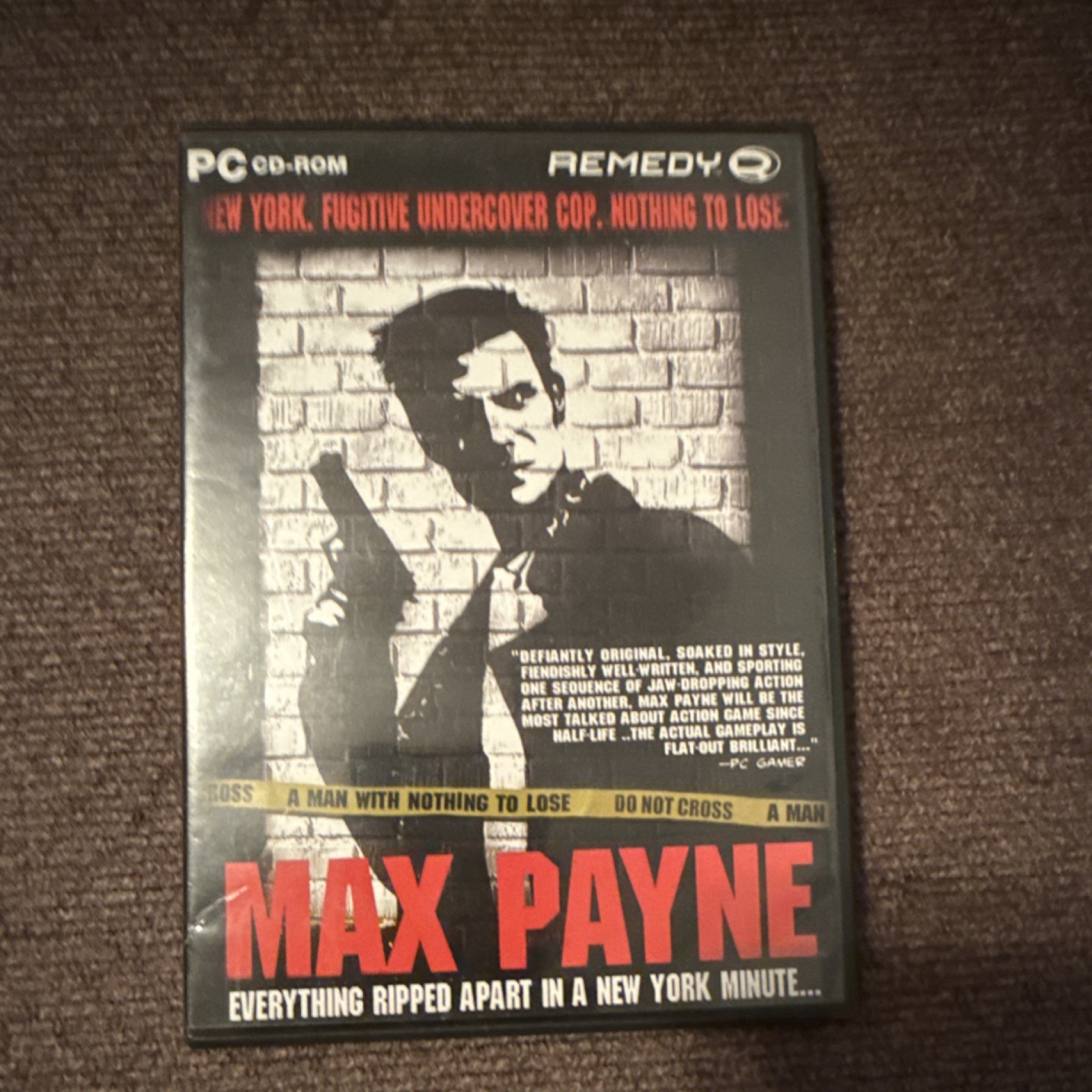 Max Payne PC CD-ROM Manual Included Action Shooter M NTSC-U/C Remedy Series