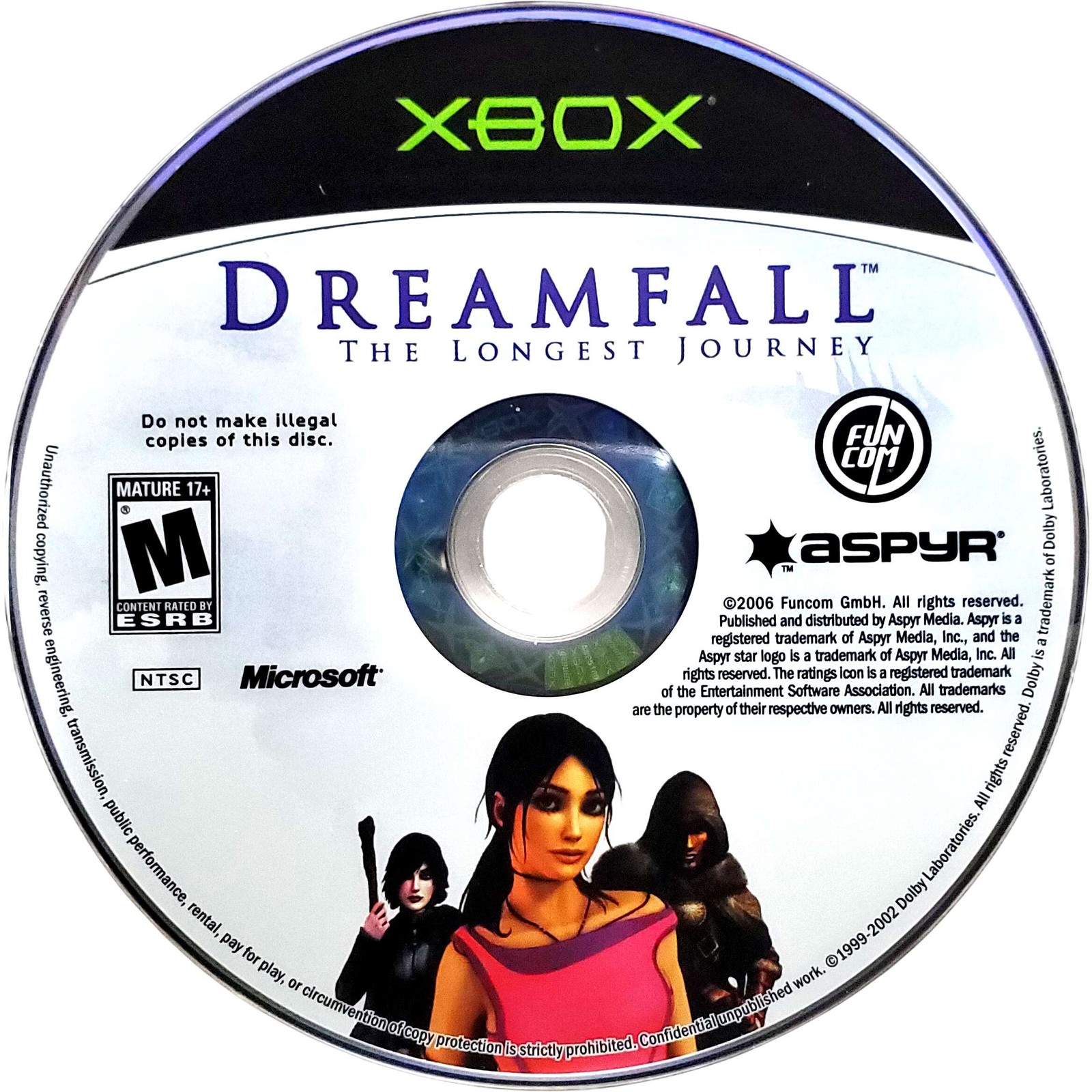 Dreamfall The Longest Journey – Microsoft Xbox Tested 1Y Guarantee